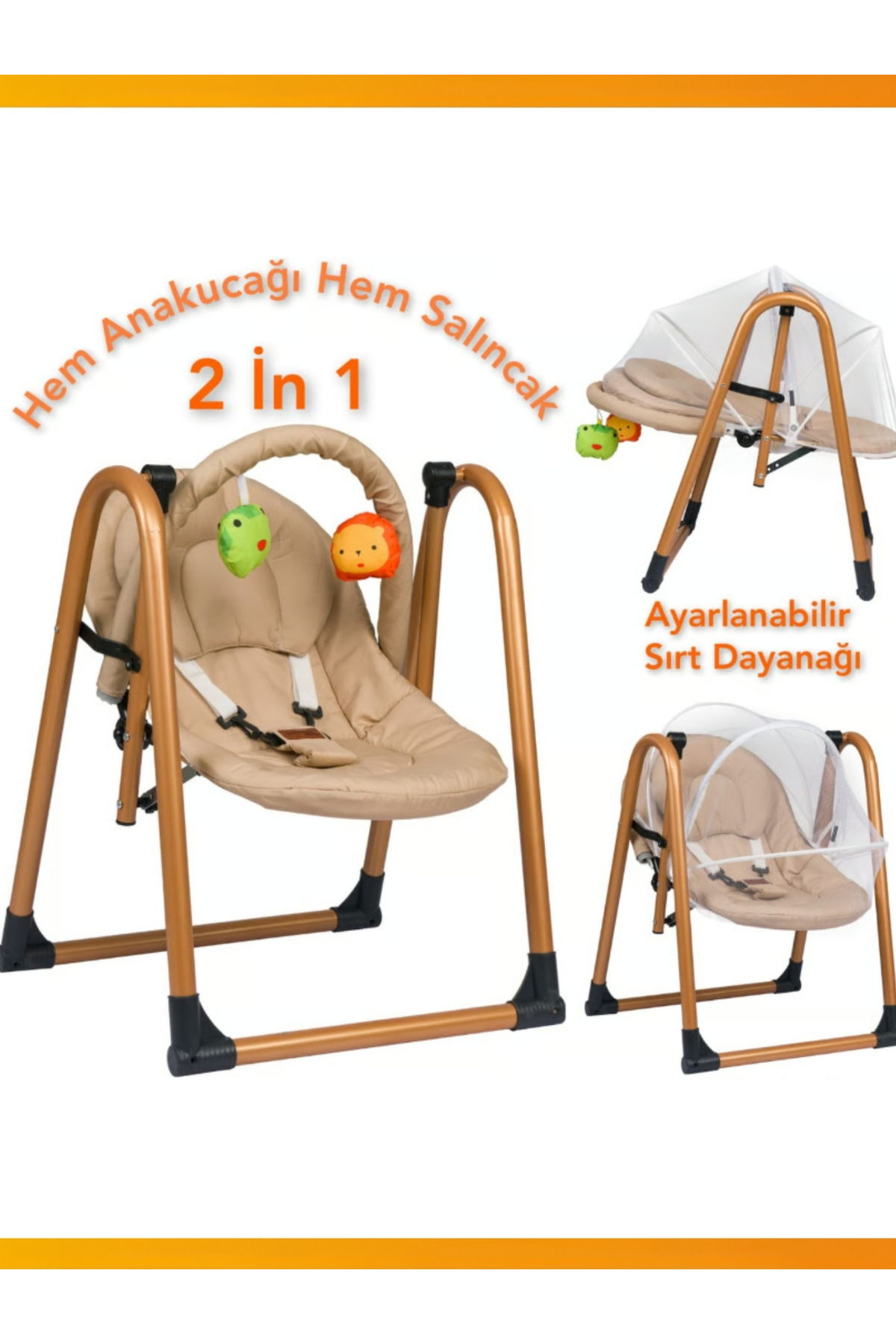 modabebekler Yeni Doğan Bebek Seti Puset Ana Kucağı Beşik Çantalı Ergonomik Konforlu Şık Tasarım Set fotoğrafı 2 (önizleme)