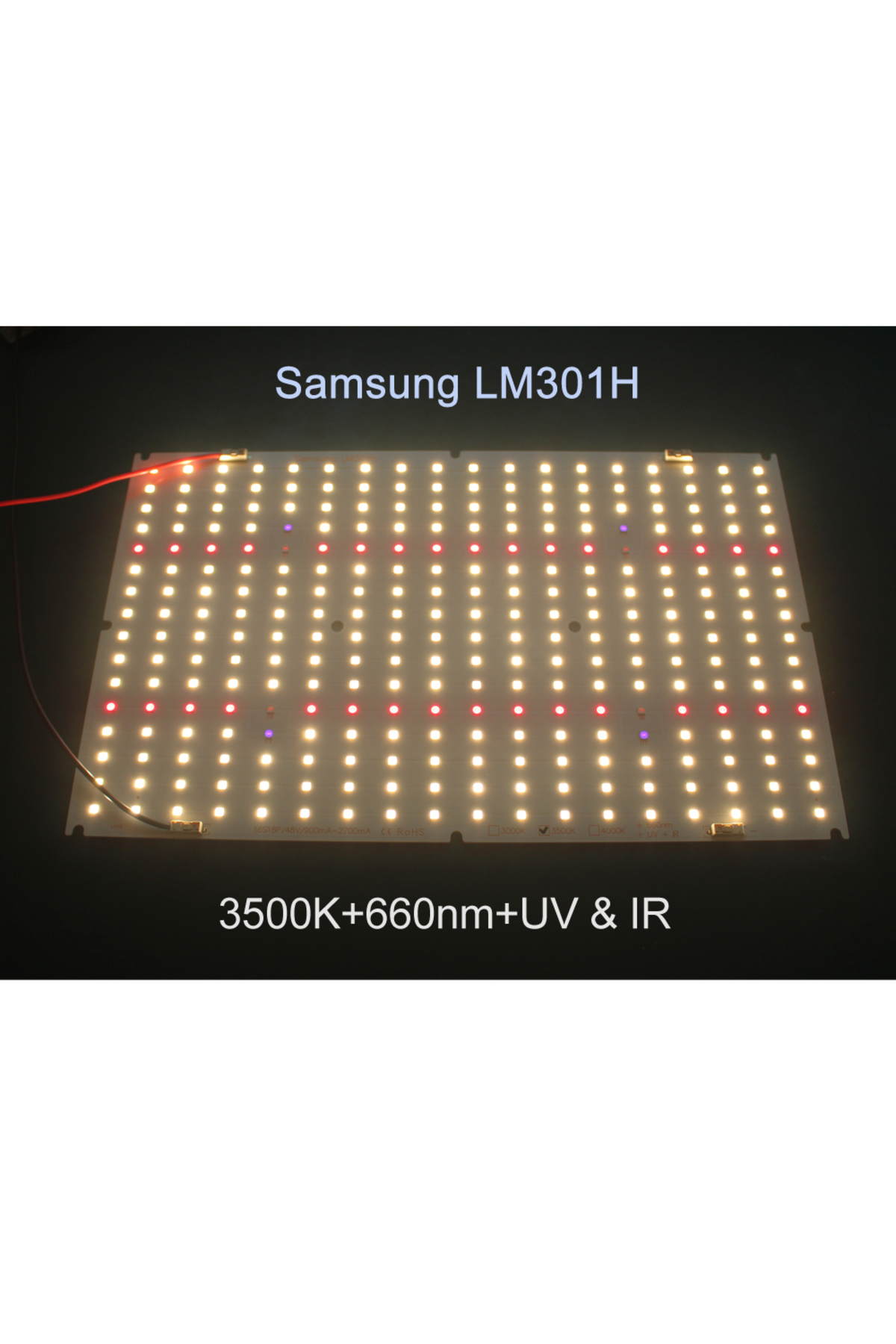 mucize LM301H full spektrum 16S18P/48v/900mA-2700mA bitki ledi