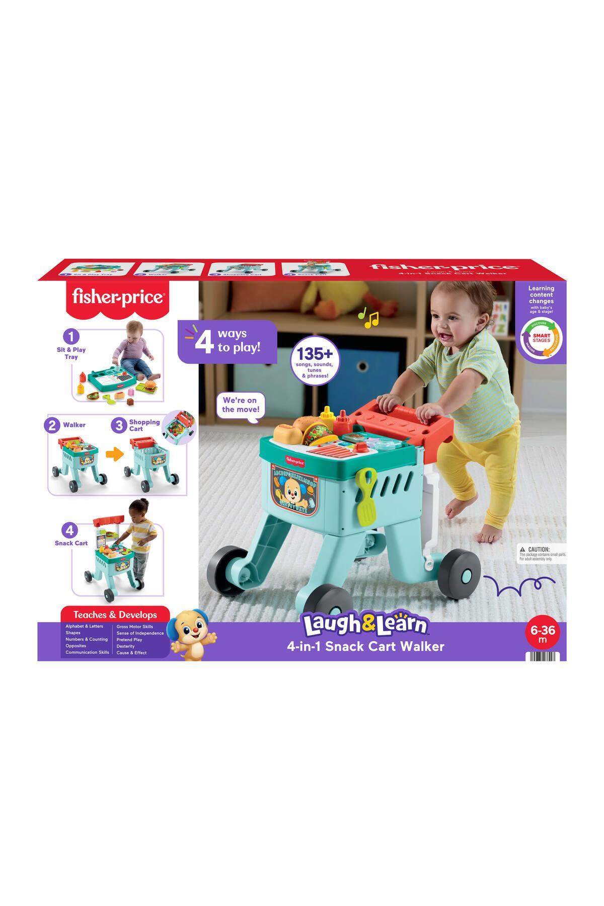 Fisher Price 4'ü 1 Arada Alışveriş Sepeti Yürüteç JLM95 fotoğrafı 3 (önizleme)