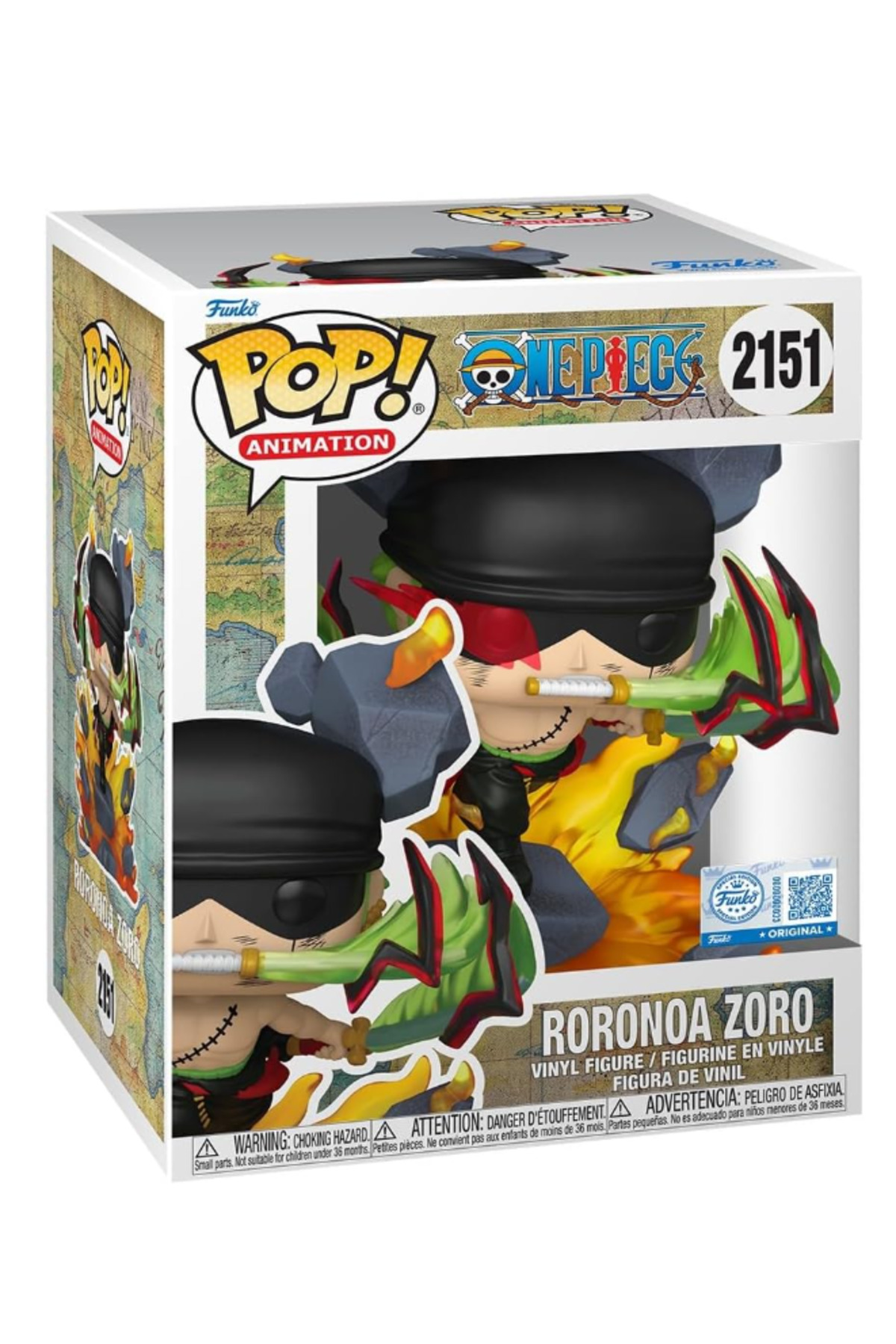 Funko Pop - 5箱 Funko POP: Premium One Piece - Roronoa Zoro - King of Hell