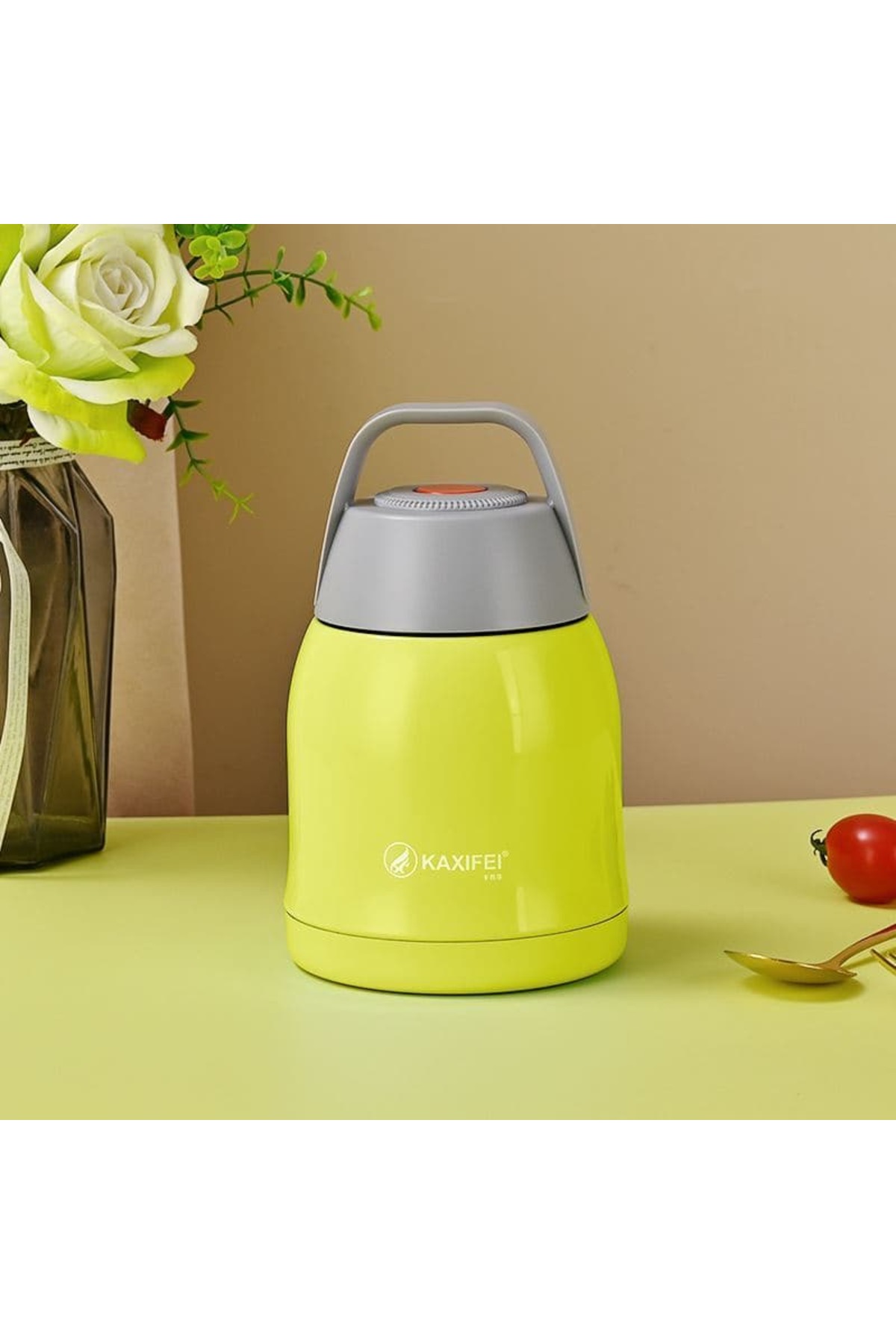 bentopia Paslanmaz Çelik Yemek Termosu - 600 ml- Bebek Mama Saklama Termosu fotoğrafı 4 (önizleme)