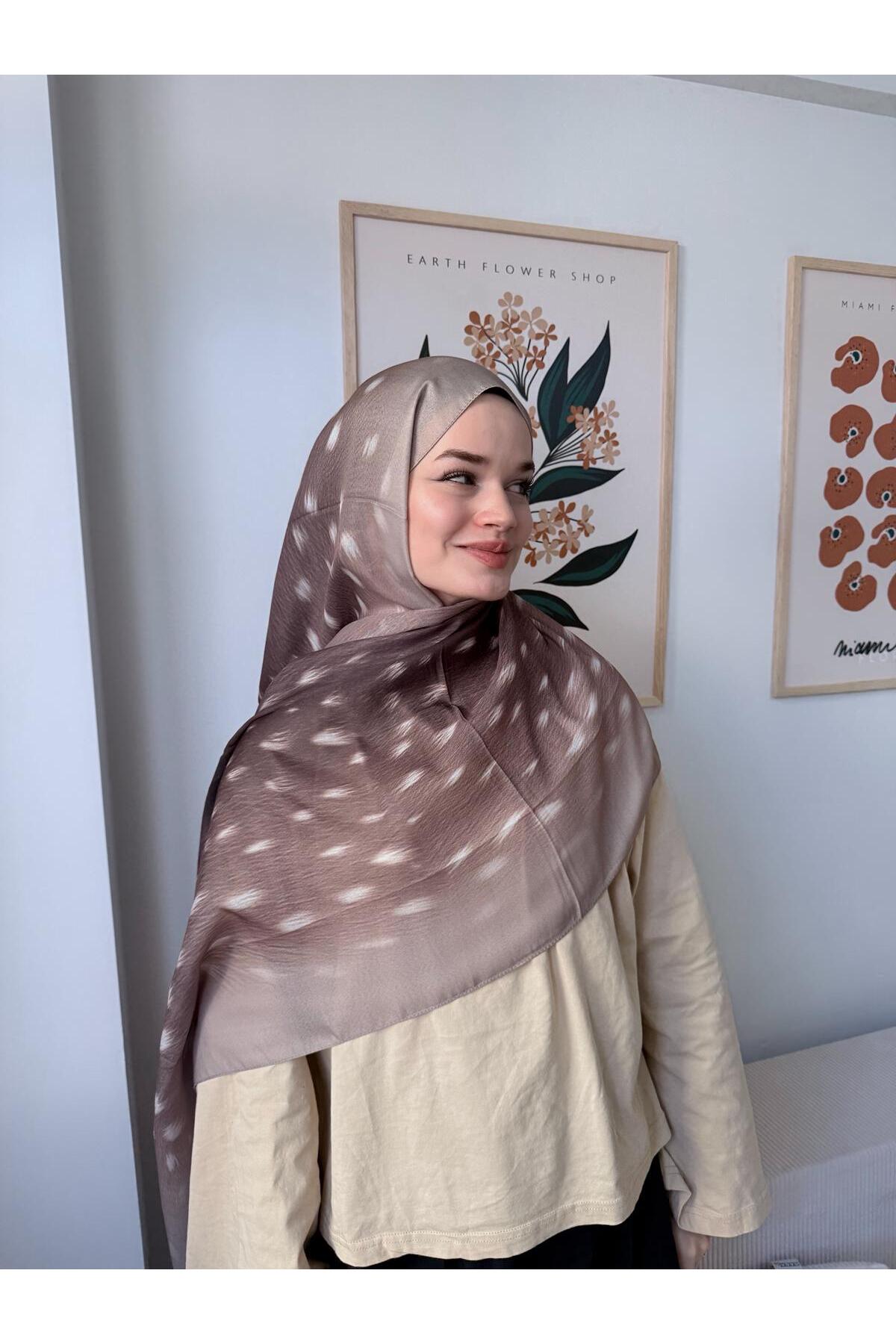 CUOCA LOUNGE LAVİE İPEK BAMBİ DESEN SOFT PAMUK ŞAL, %100 Pamuk Hafif Yumuşak Dört Mevsim Şal