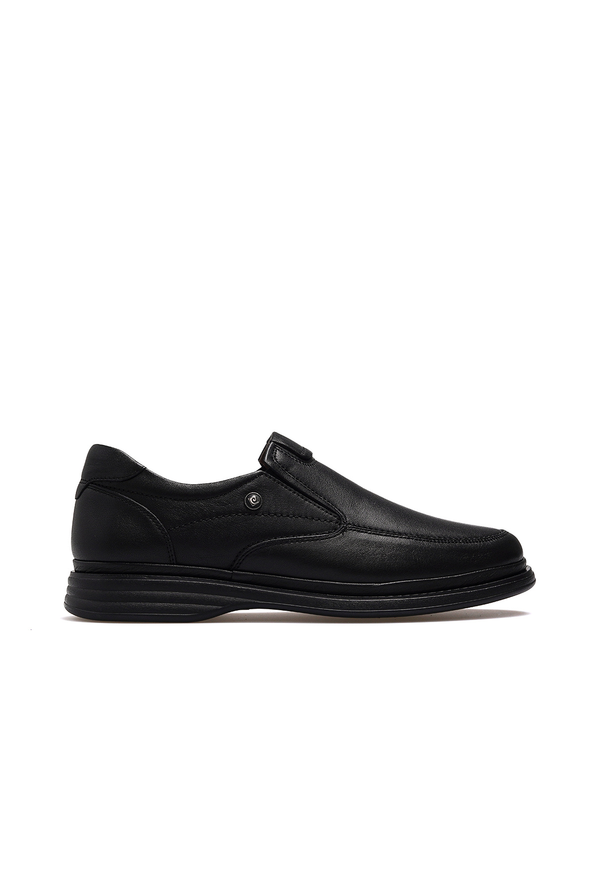 کفش راحتی مردانه چرم اصل 25k، کد 146208l، رنگ مشکی، سایز M پیر کاردین کفش کژوال Pierre Cardin