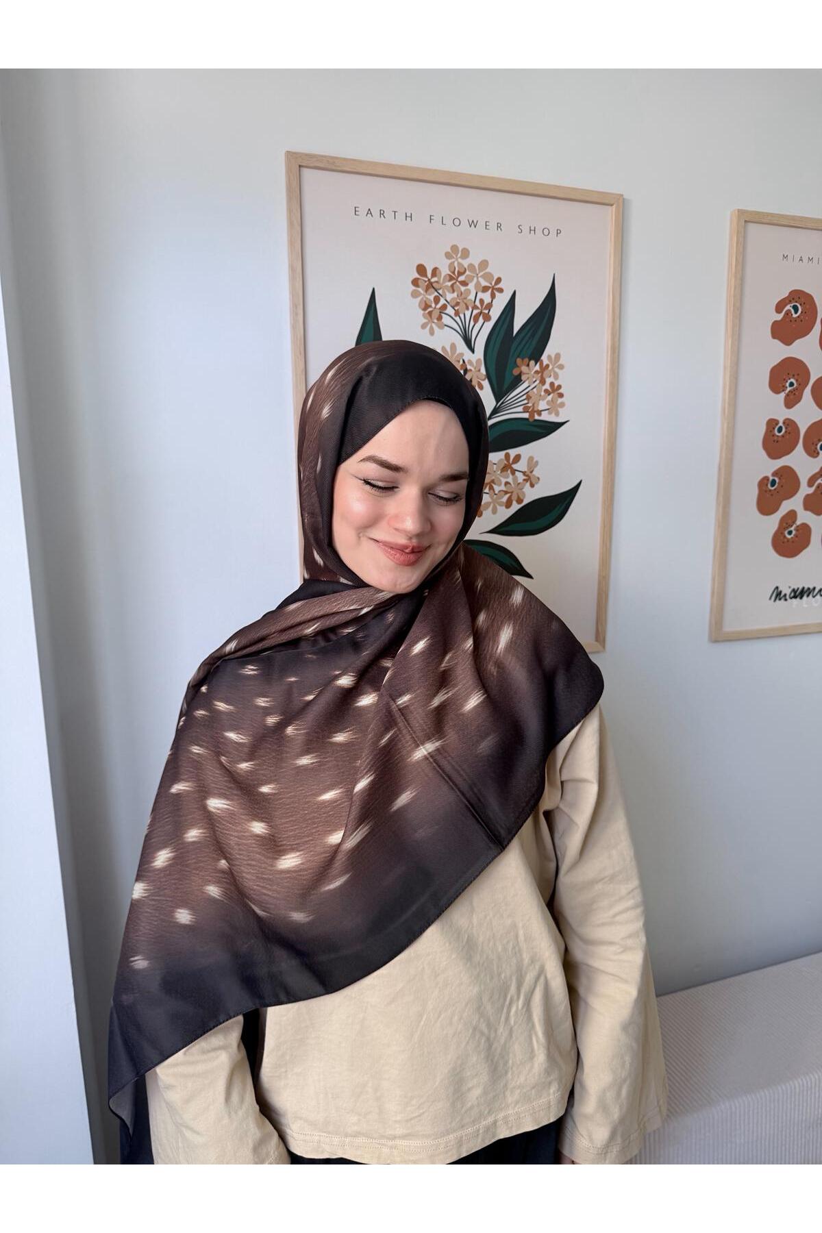 CUOCA LOUNGE LAVİE İPEK BAMBİ DESEN SOFT PAMUK ŞAL, %100 Pamuk Hafif Yumuşak Dört Mevsim Şal görsel 3