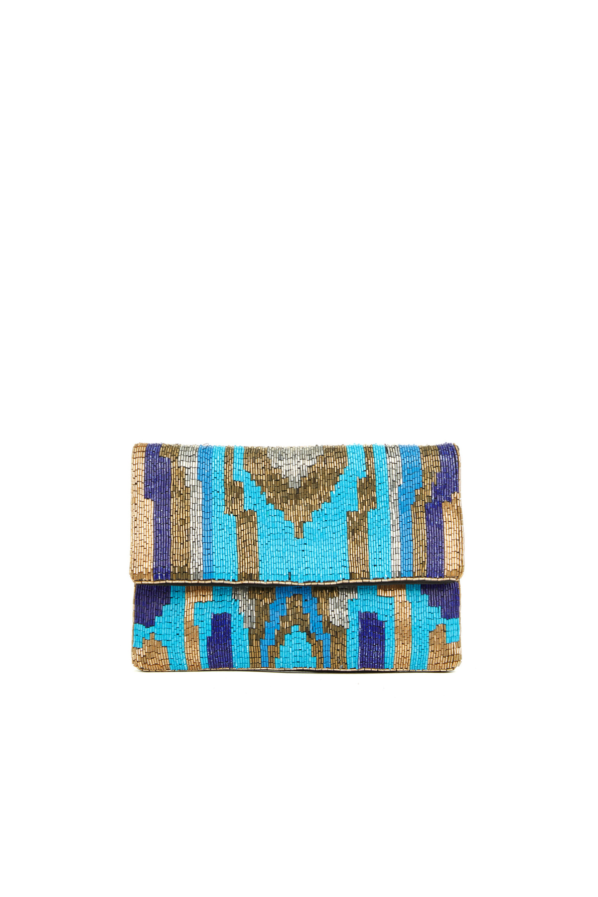 Women's Handbag with Colored Bead Embroidery