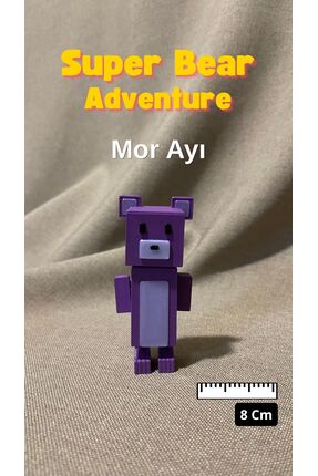 3D Ekspres Super Bear Adventure Mor Ayı Baaren'nin Kardeşi Figürü Oynar Eklem...