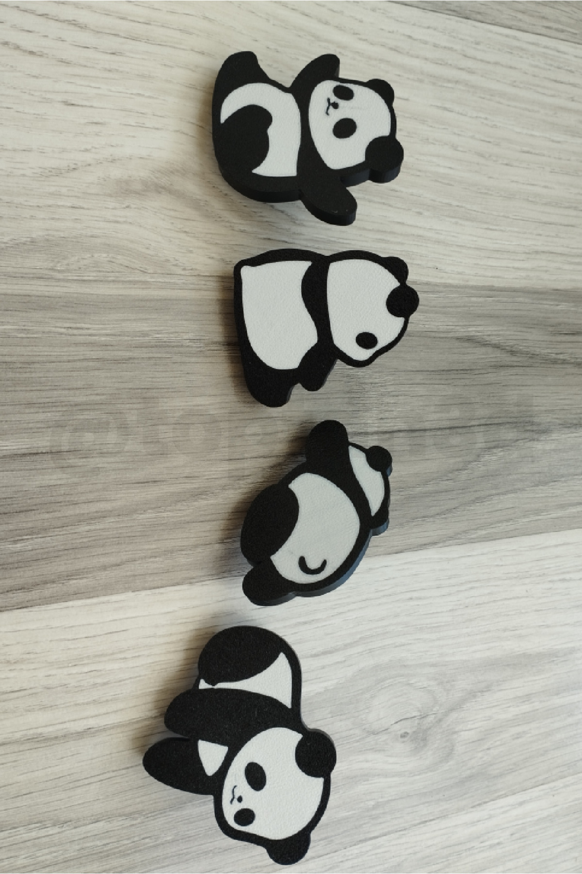 Toptan3D Panda Tasarımlı Mobilya Kulpu No2 - 4'lü Panda Seti - Çocuk Odası Dolap Kulpları (1 Adet) fotoğrafı 5 (önizleme)