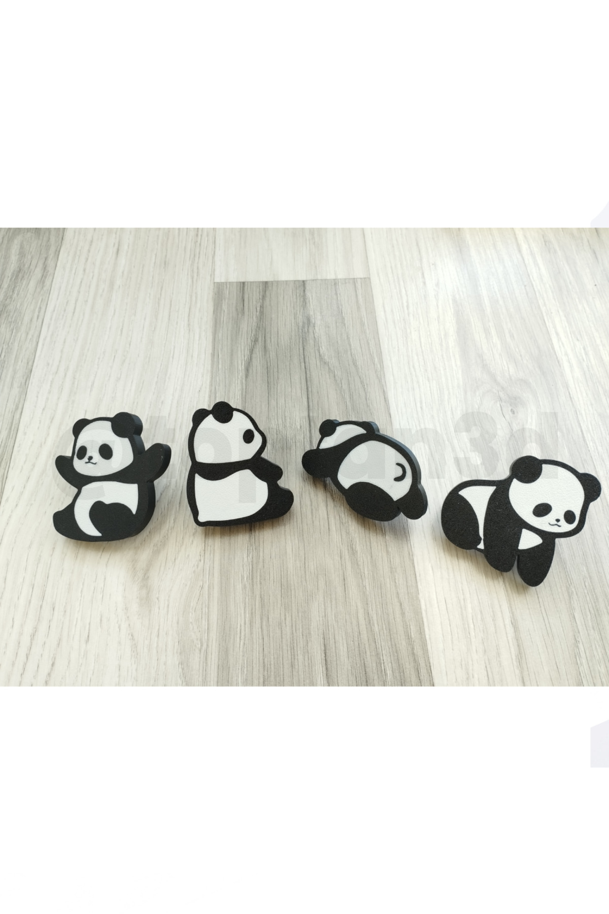 Toptan3D Panda Tasarımlı Mobilya Kulpu No2 - 4'lü Panda Seti - Çocuk Odası Dolap Kulpları (1 Adet) fotoğrafı 4 (önizleme)