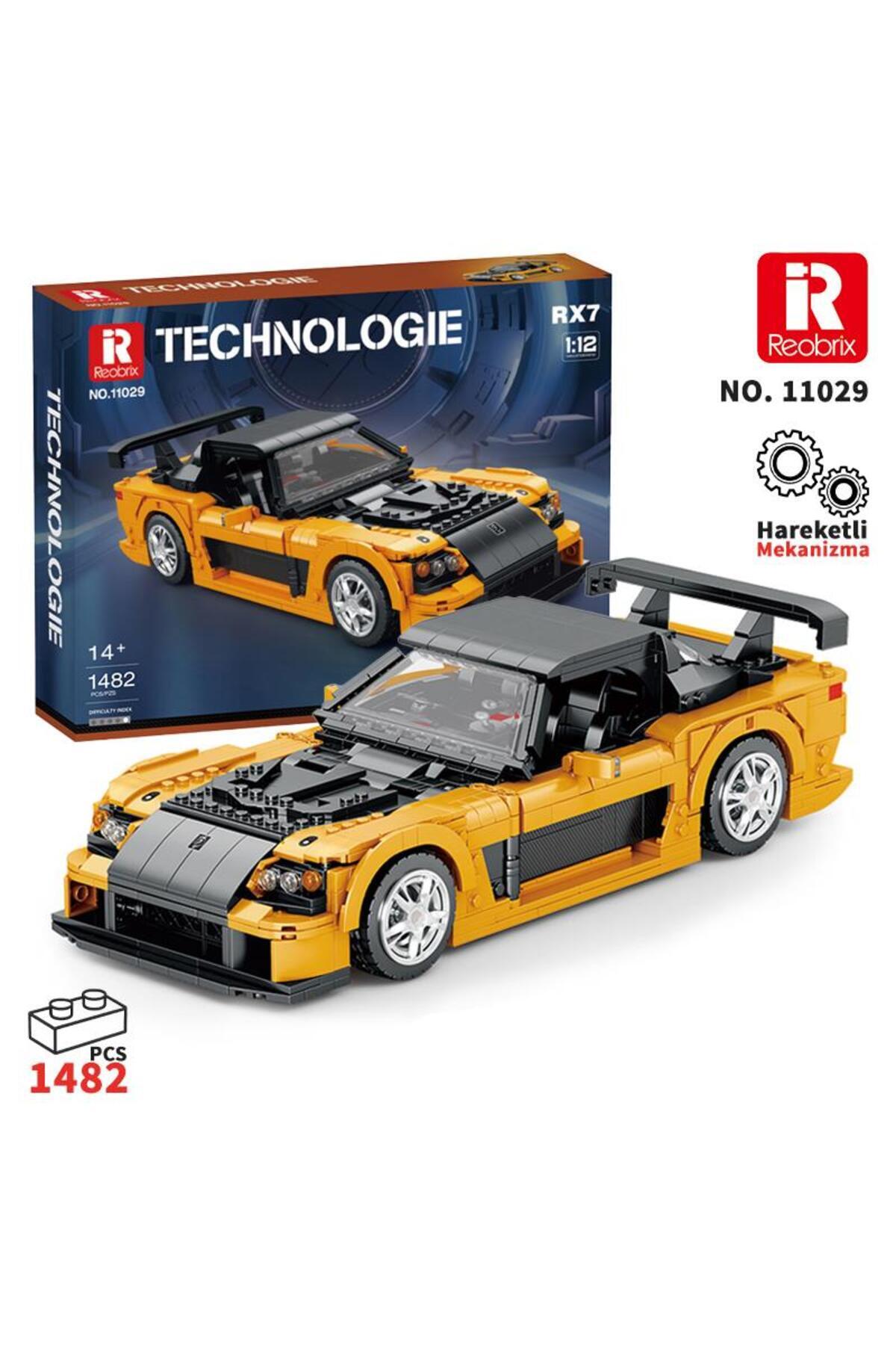 REOBRIX Technic 11029 Mazda RX-7 Araba Yaratıcı Yapı Blok Seti