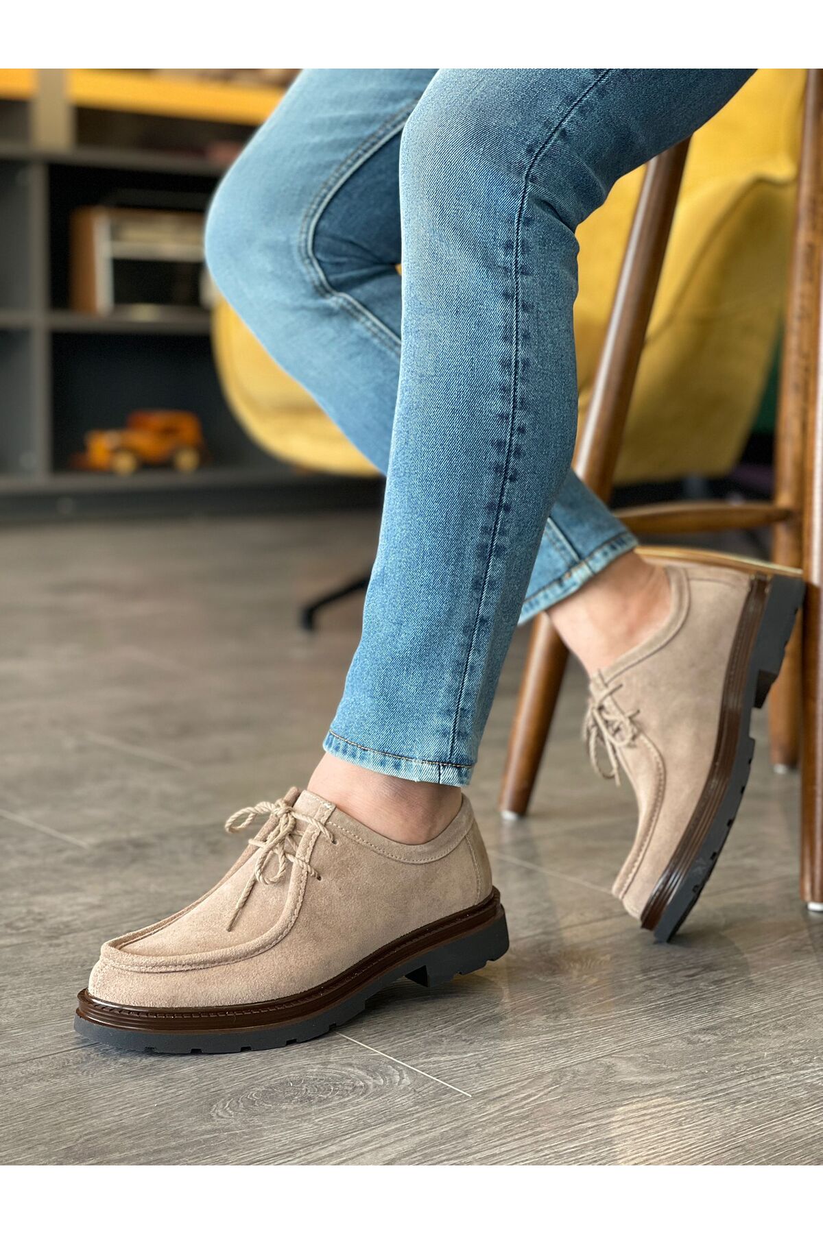 MOR KUNDURA  Hakiki Deri Günlük Kullanım Erkek Ayakkabı - Görsel 2