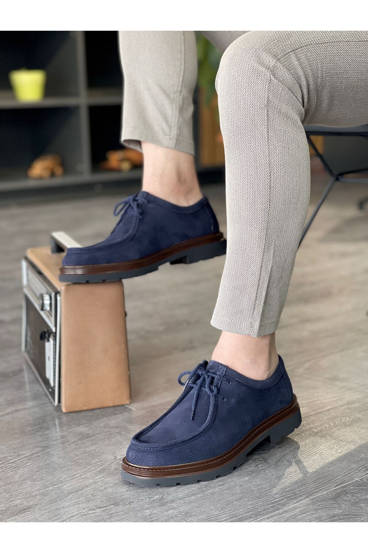 MOR KUNDURA  Hakiki Deri Günlük Kullanım Erkek Ayakkabı - Görsel 2