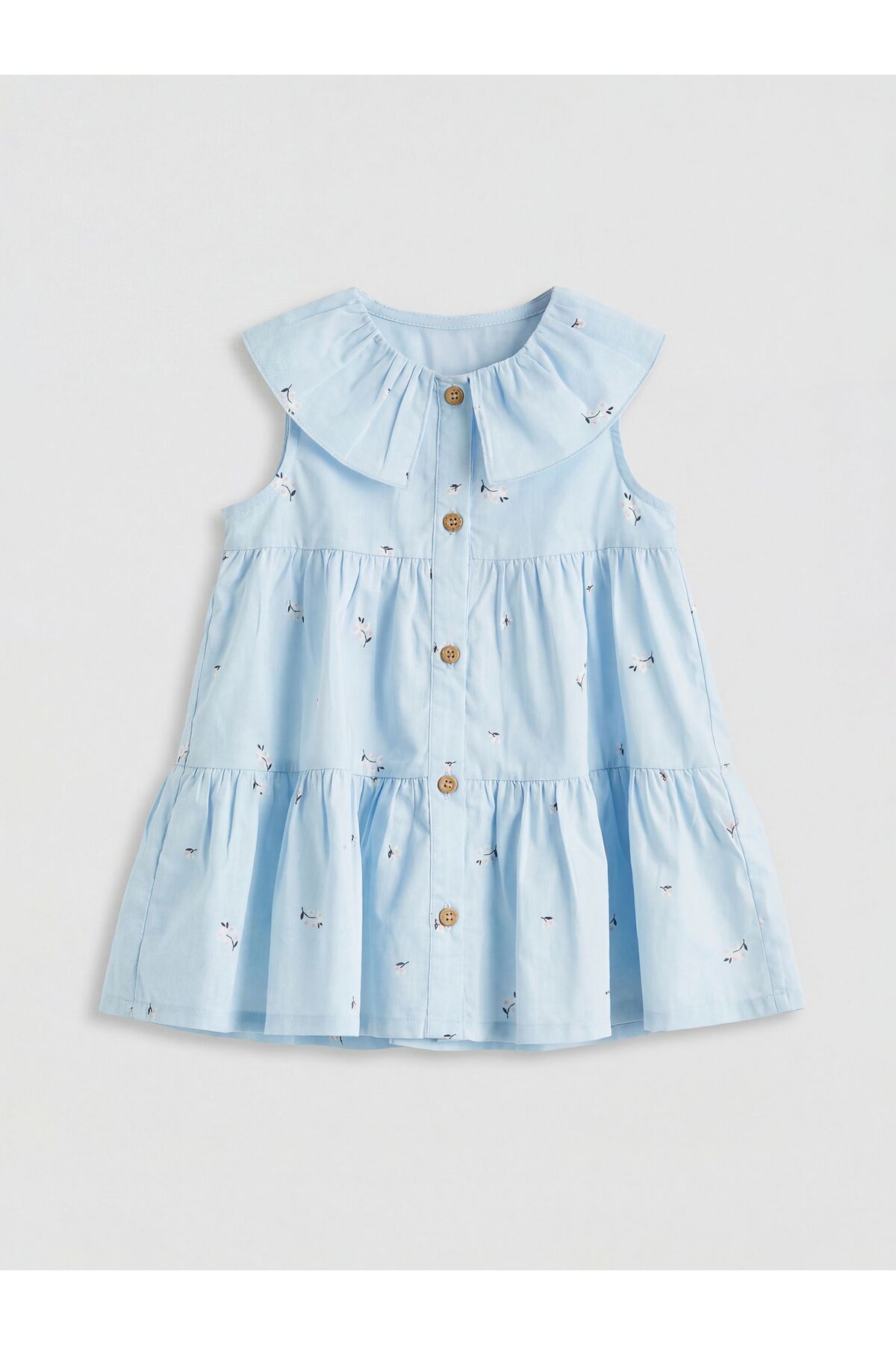 LC Waikiki LCW baby Peter Pan Collar Floral Baby Girl Dress