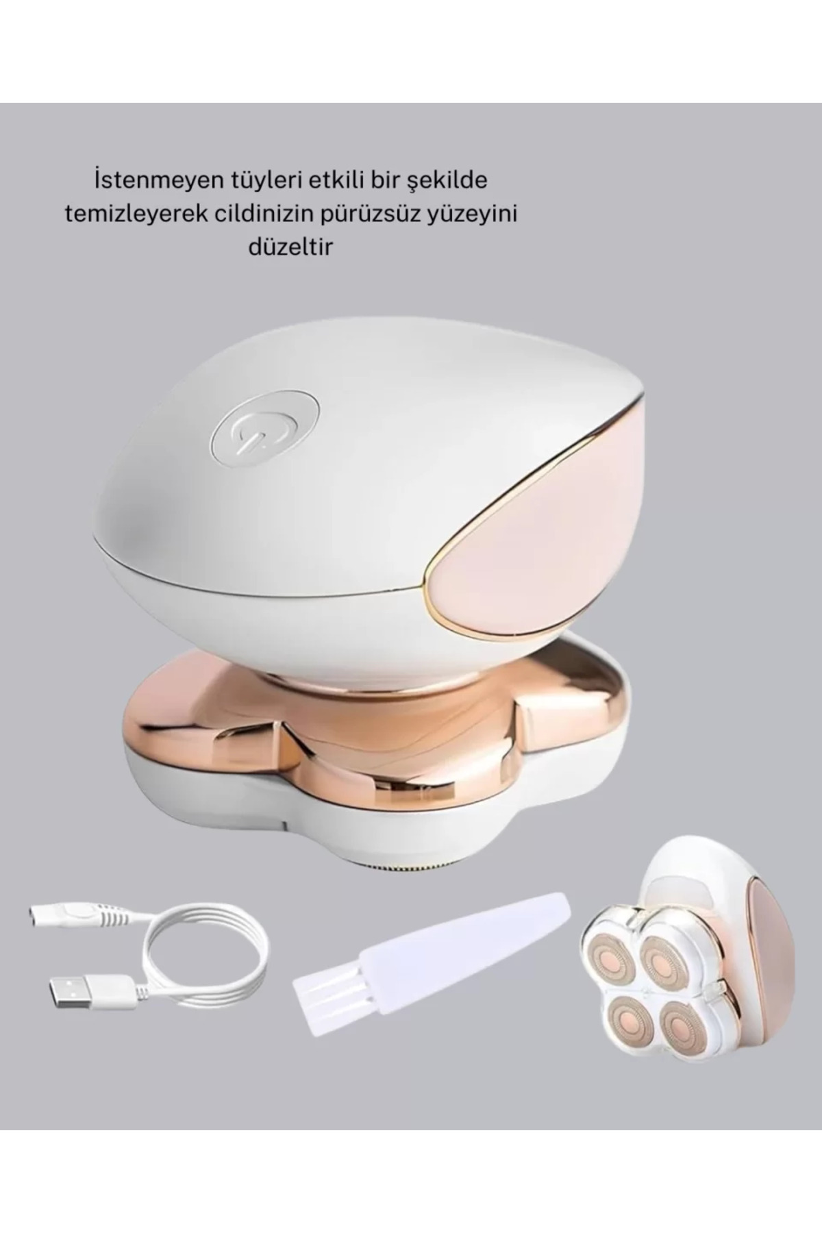  دستگاه اصلاح موهای زائد بدن بدون درد، اصلاح صاف چهار سر، وارداتی — DRBRPS-DRBTK-UCZZZS908EPILATION  — تصویر 4 از 5