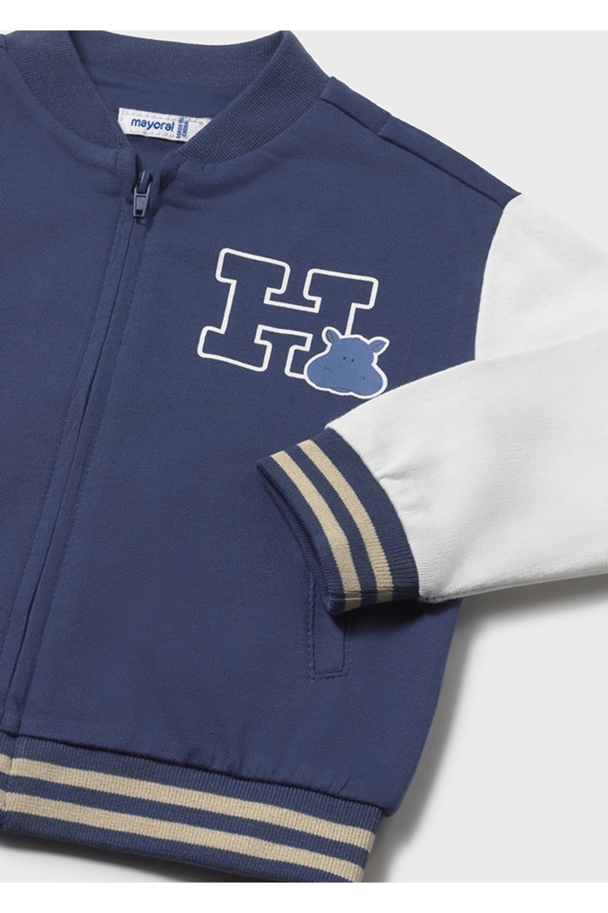Mayoral 1-4 YAŞ ARASI PULOVER POLAR KOLEJ CEKET - LACİVERT fotoğrafı 4 (önizleme)