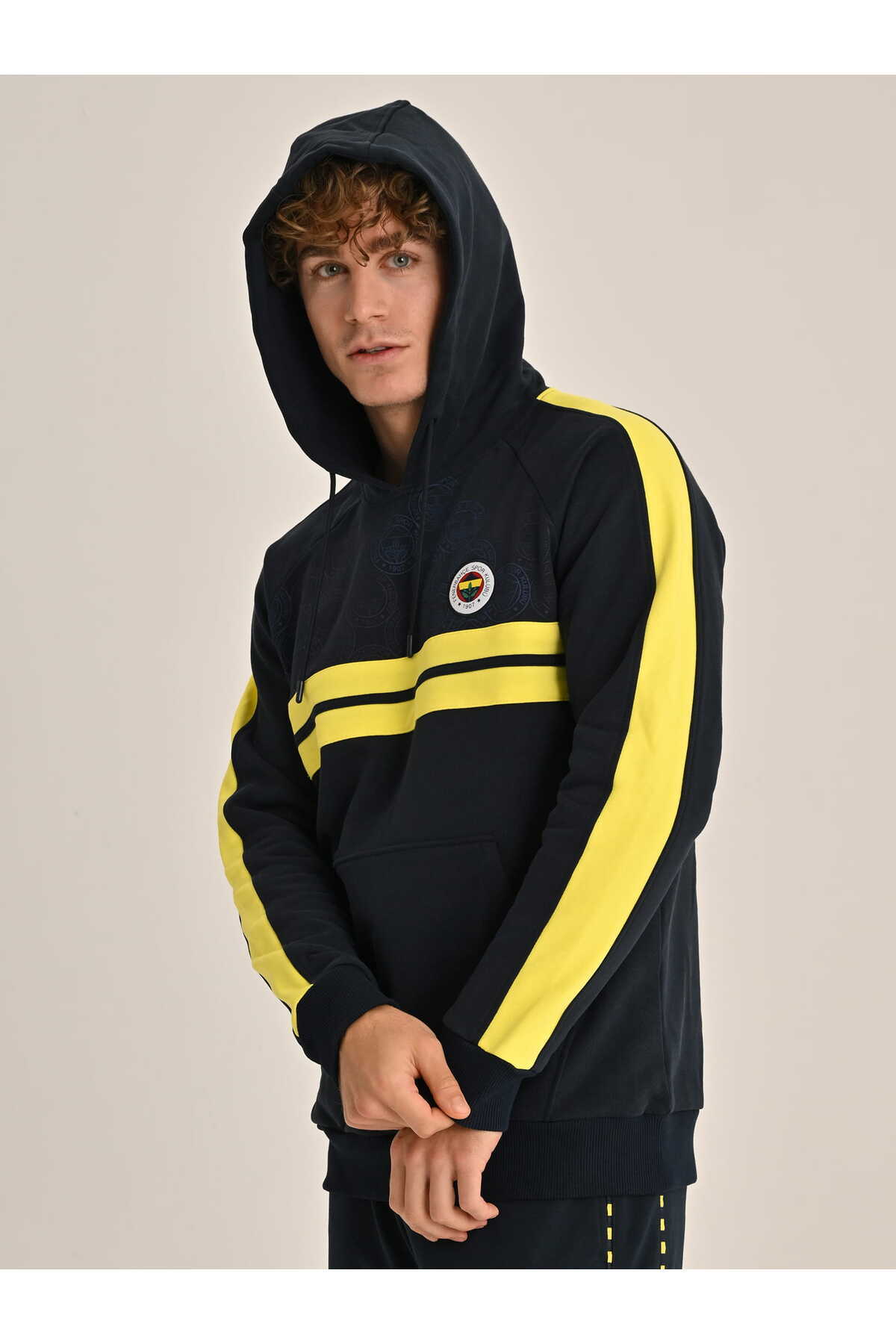 Fenerium ERKEK TRIBUN SARI LACİVERT SWEAT görsel 3