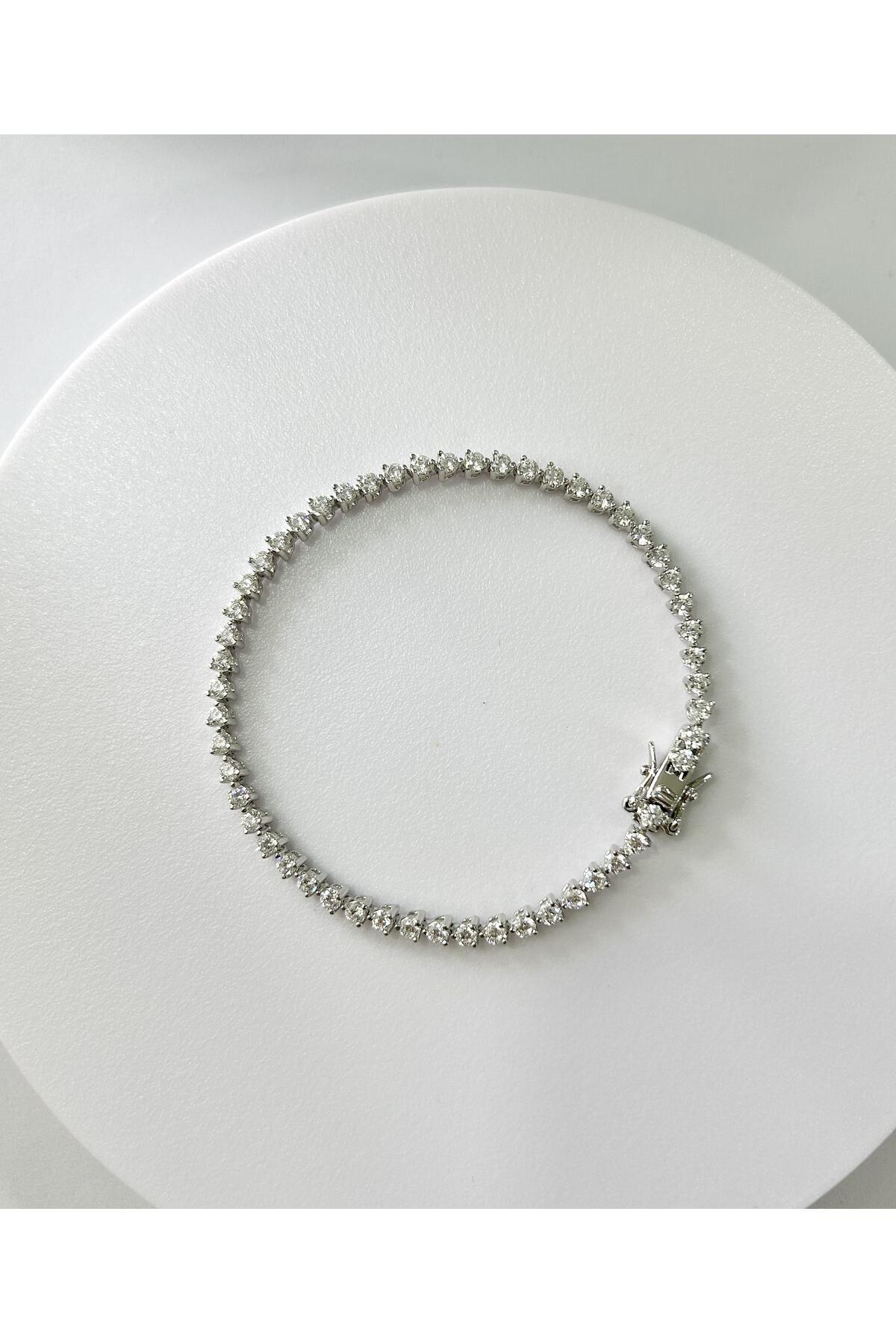 MKH Suyolu Gümüş Bileklik / Hediye Bileklik / 3.5 mm - 1
