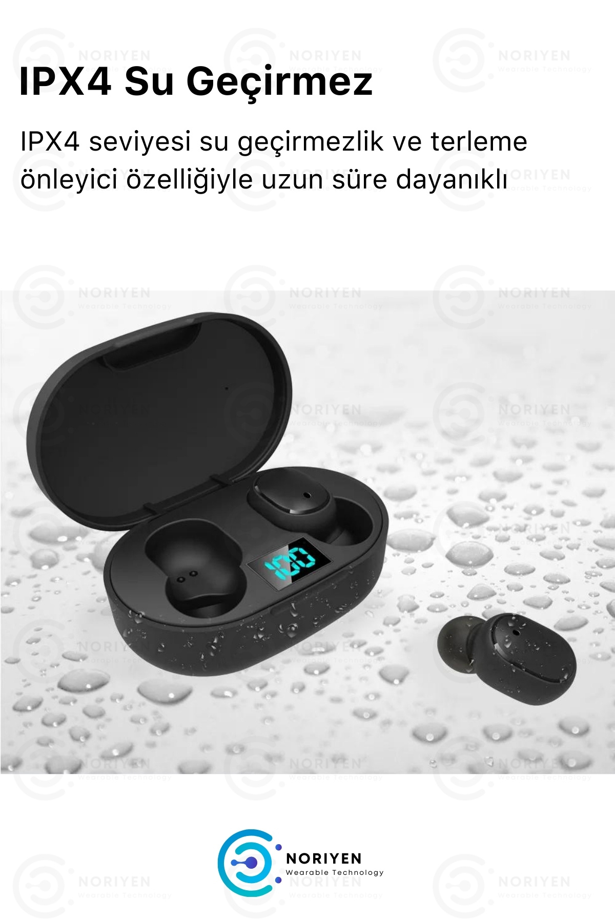 Yeni Nesil E6s Dots Hd Ses Çift Mikrofonlu Extra Bass Powerbank Kablosuz 5.0 Blutooth Kulaklık