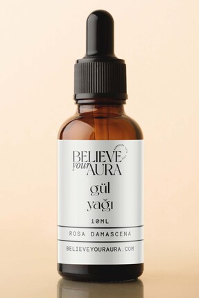 Believe Your Aura Gül Yağı - %100 Saf ve Doğal Nemlendirici Cilt Yenileyici C...