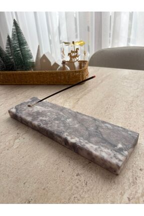 Pergamon Marble & Design Koyu Menekşe Mermer Tütsülük Tütsü dahil değildir