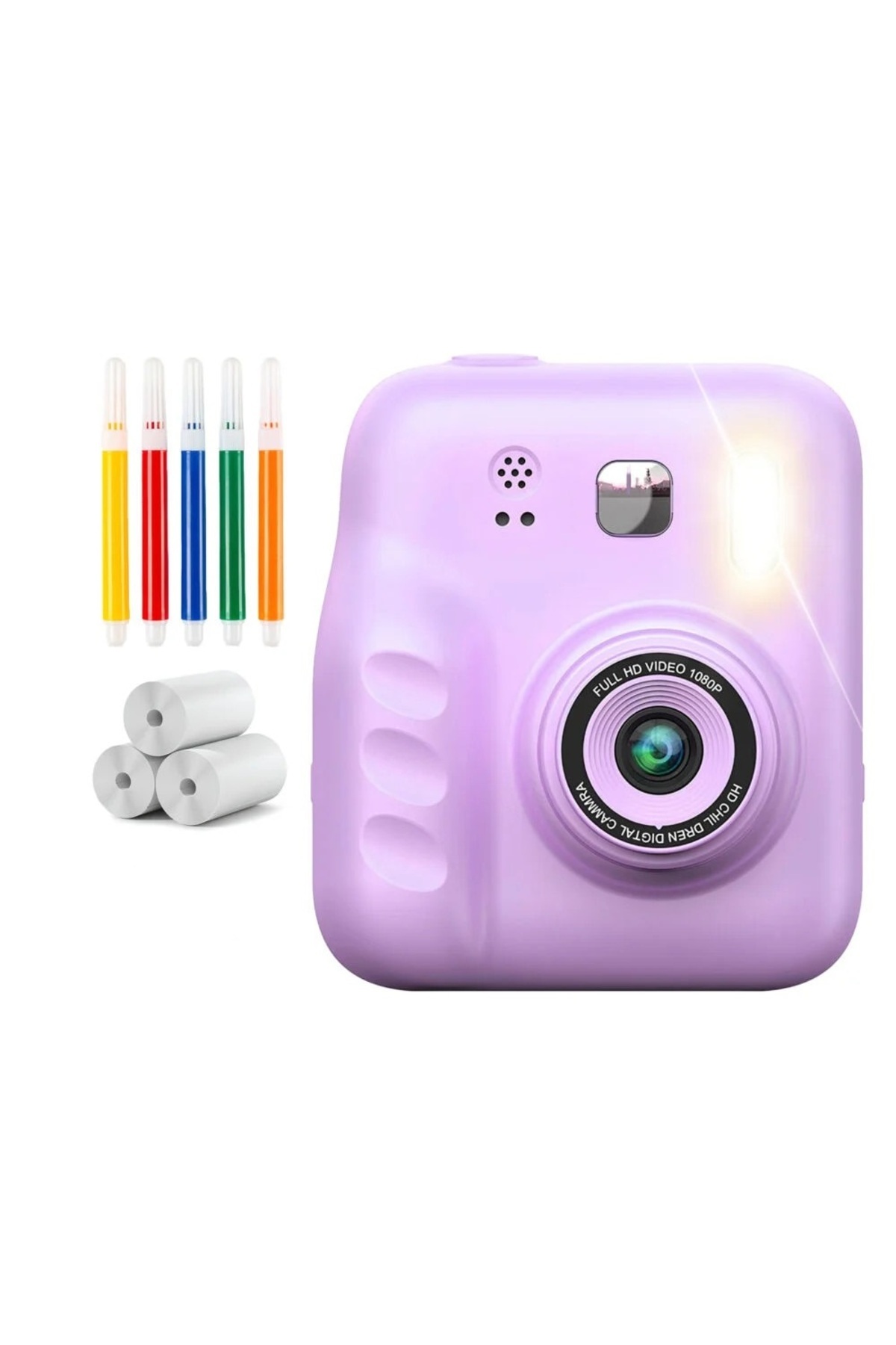 WiderMarkt Anında Baskı Kamera - Printer Kamera 2.0 IPS Ekran / Fotoğraf ve Video Çekme / Eğitici Oyuncak fotoğrafı 3 (önizleme)