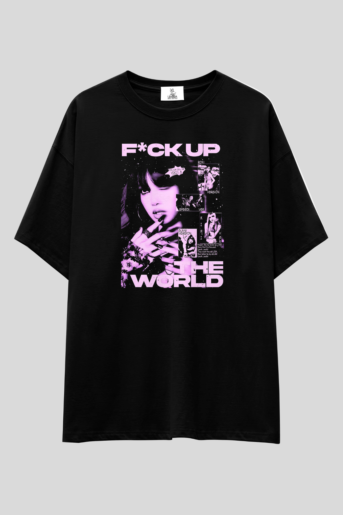 UmbraWear Blackpink Lisa "Futw" T-Shirt | Unisex 100% Cotton Custom Design Tee