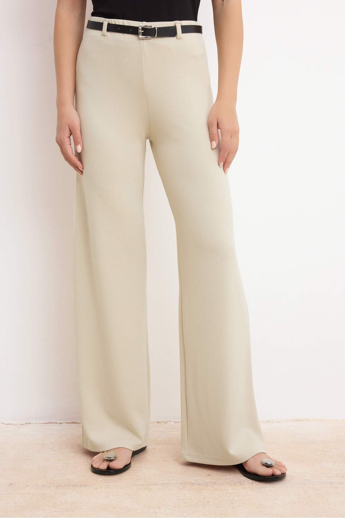 Trendyol Donna Sigaretta Pantaloni, Viola, 66