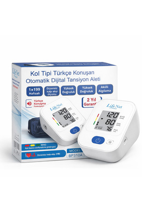Life Net Medikal Kol Tipi Dijital Tansiyon Aleti Türkçe Konuşan 31-a