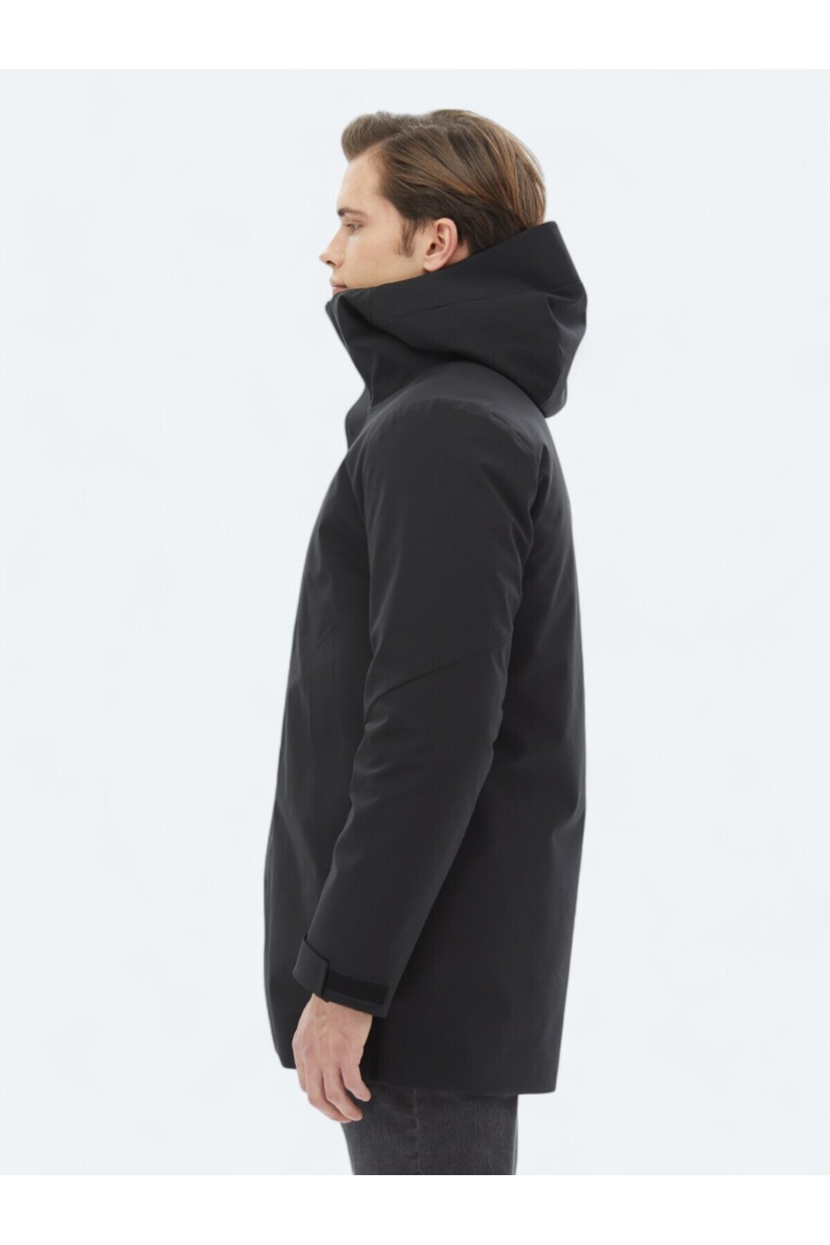 Kip  Siyah Regular Fit Kelebek Yaka Casual Dokuma Kaban - Görsel 8