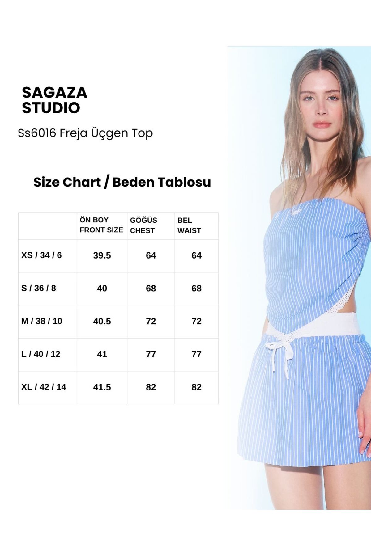 Sagaza Studio SS6016 Üçgen Büstiyer görsel 5