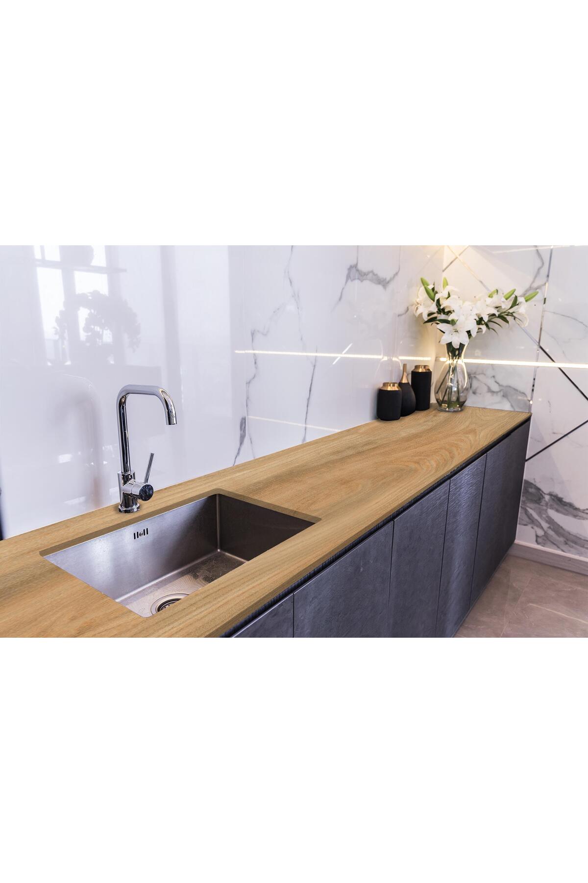 Countertop Tile Coating Foil Kitchen Countertop Coating Natural Wood 1