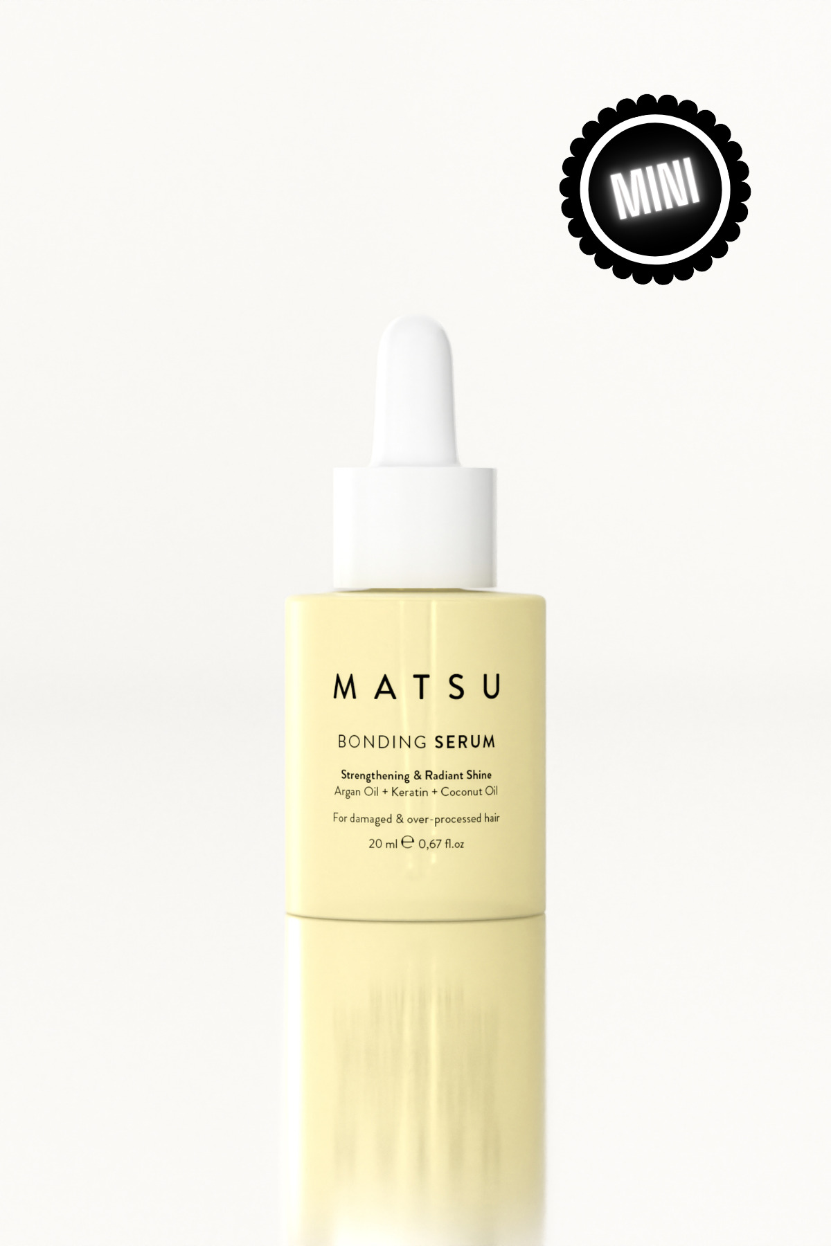 MATSU Bonding Kırılma Karşıtı Parlaklık Veren Bağ Onarıcı Saç Serumu 20 ml Seyahat Boy — MP174