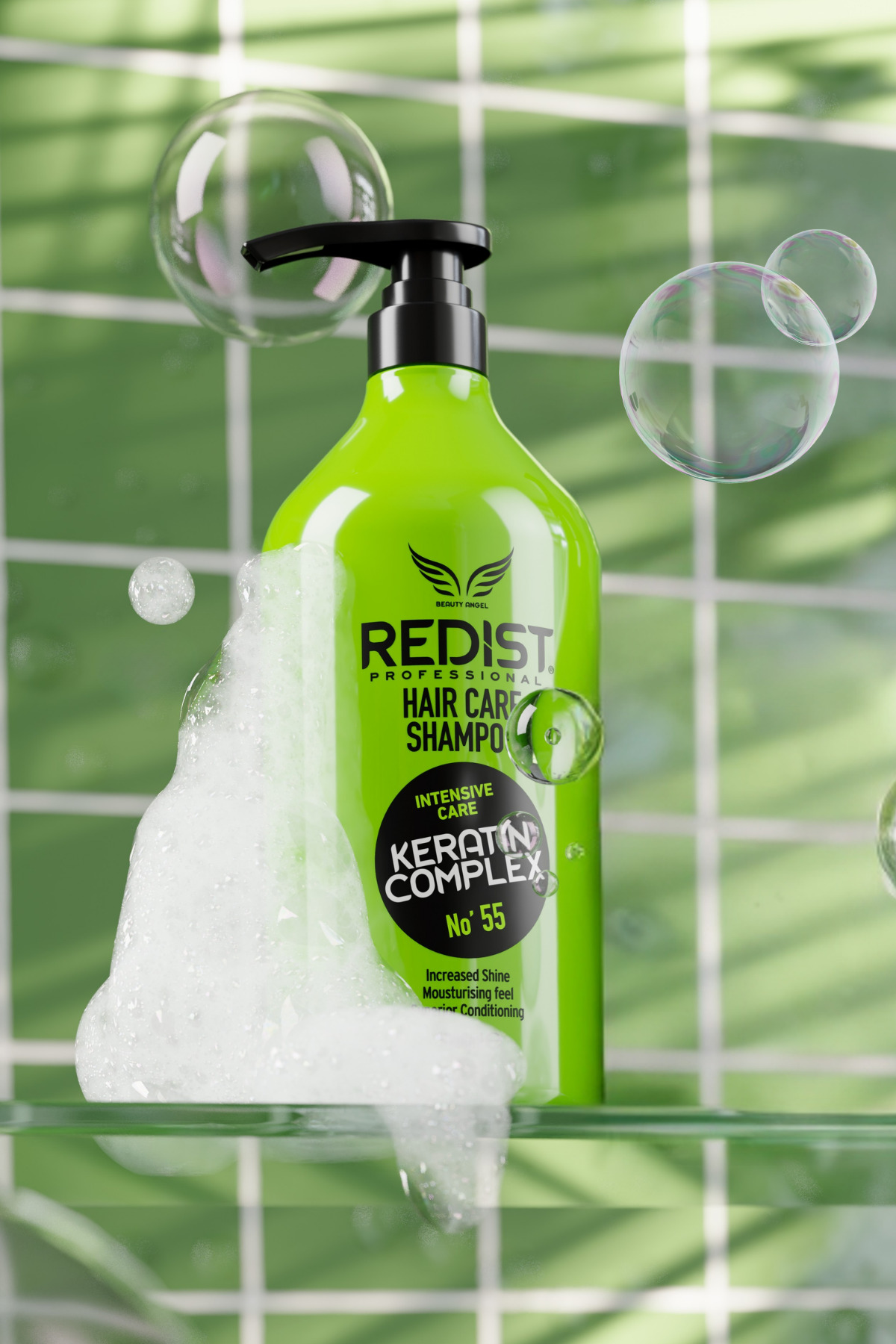 Redist Șampon cu Keratină – Îngrijire reparatorie pentru păr deteriorat – 100...