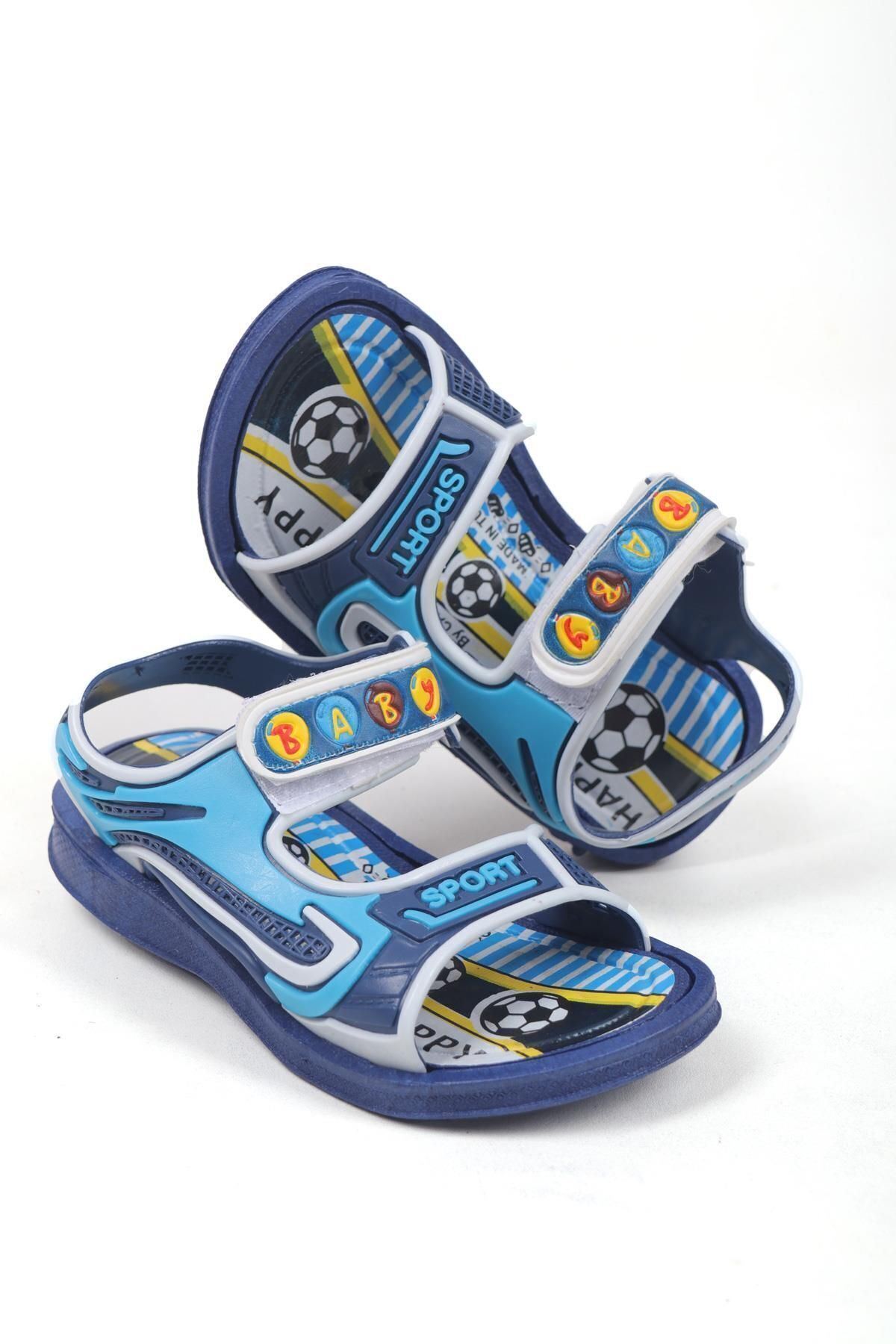 Kid's World Düdüklü Öten Bebek Plaj Havuz Kaydırmaz Sandalet Ddk01 fotoğrafı 4 (önizleme)