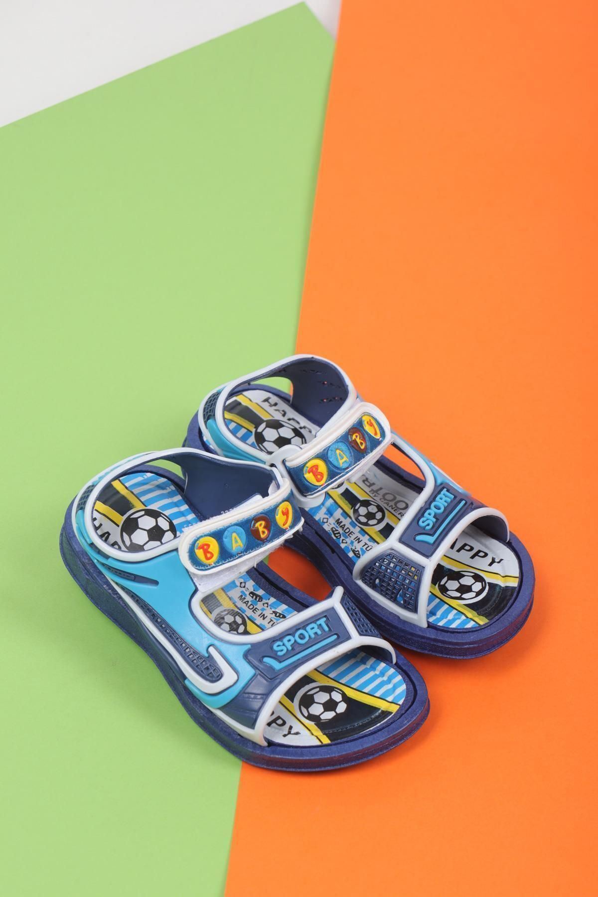 Kid's World Düdüklü Öten Bebek Plaj Havuz Kaydırmaz Sandalet Ddk01 fotoğrafı 3 (önizleme)