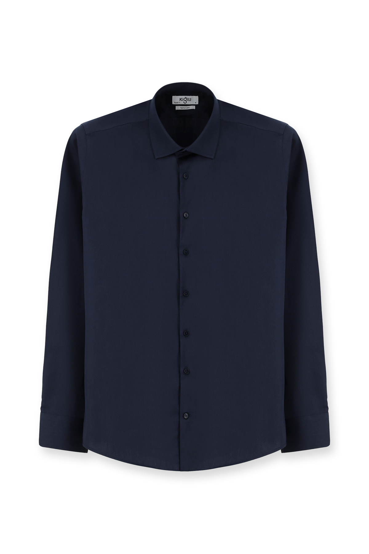 Kiğılı  Uzun Kol Slim Fit Dar Kesim Klasik Nano Care Su İtici Leke Tutmaz 4 Mevsim Pamuk Gömlek - Görsel 5