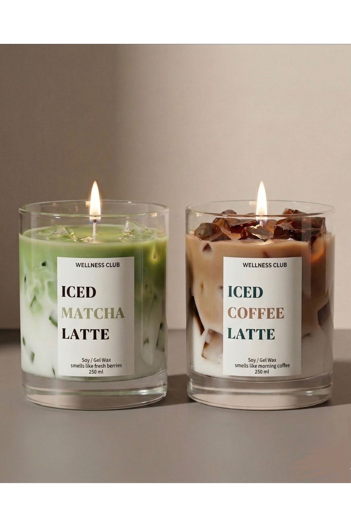 wellnessclubbyoyku Iced Latte & Matcha Latte Minik Mum Seti