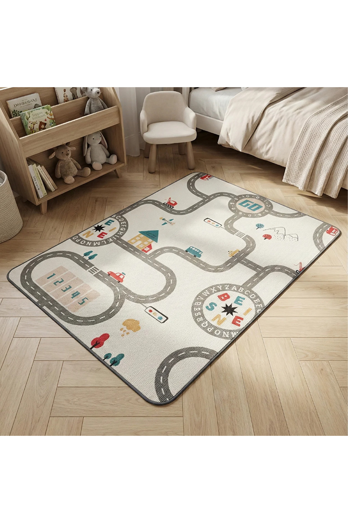 İnfant Hobby İnfant Hooby Premium Rulo Oyun Matı & Oyun Halısı 100x140x1 Cm ( KORUYUCU KENAR BİYELİ) fotoğrafı 2 (önizleme)