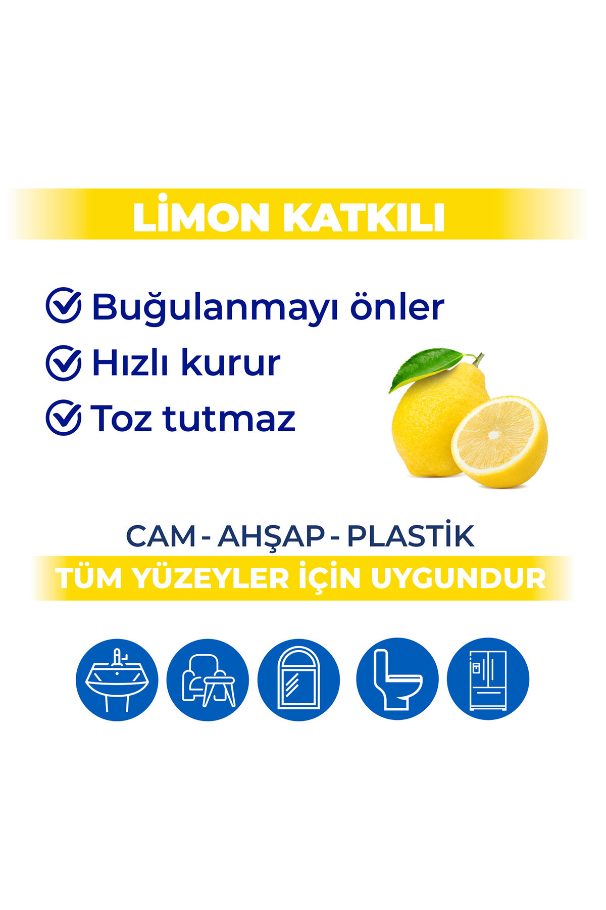Bingo Yüzey Temizlik Havlusu Large Limon 96x3 (288 YAPRAK) fotoğrafı 5 (önizleme)