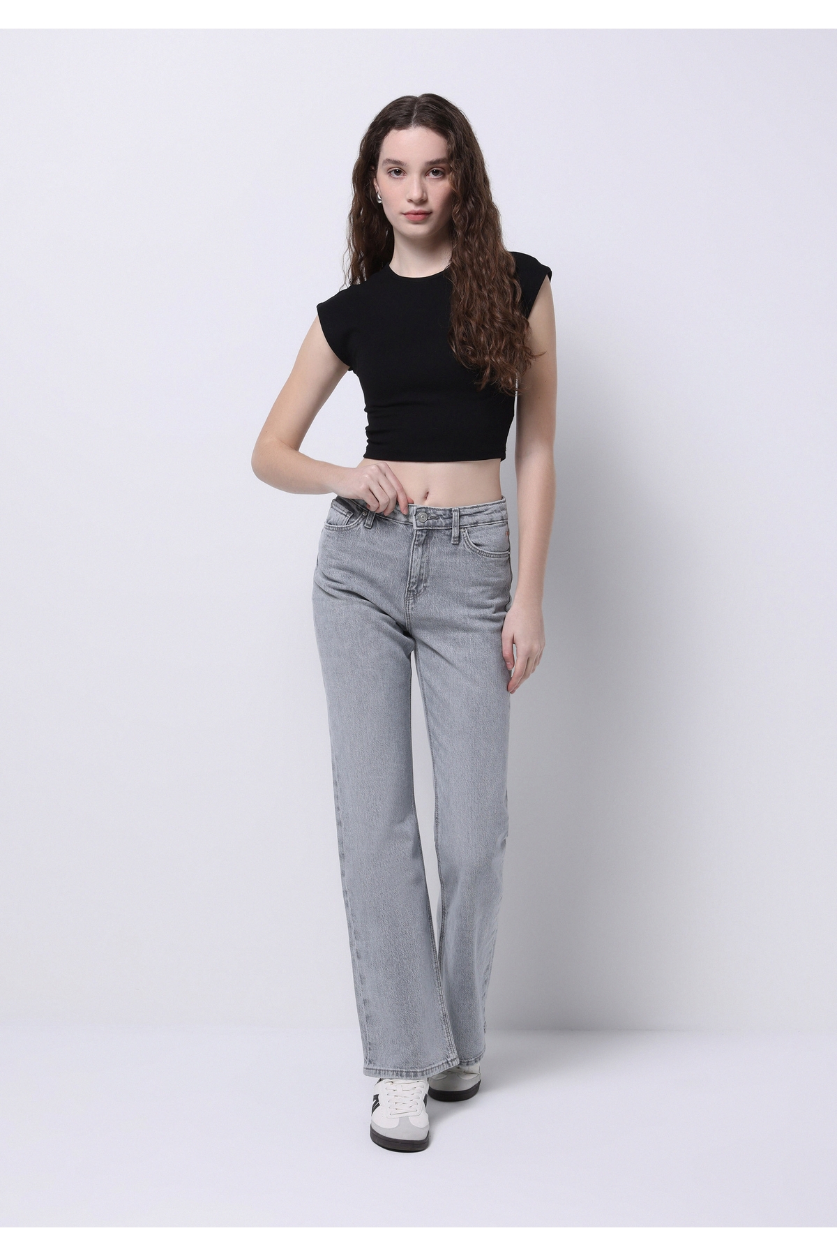 Colin’s  Regular Fit Kadın Gri Jean Pantolon