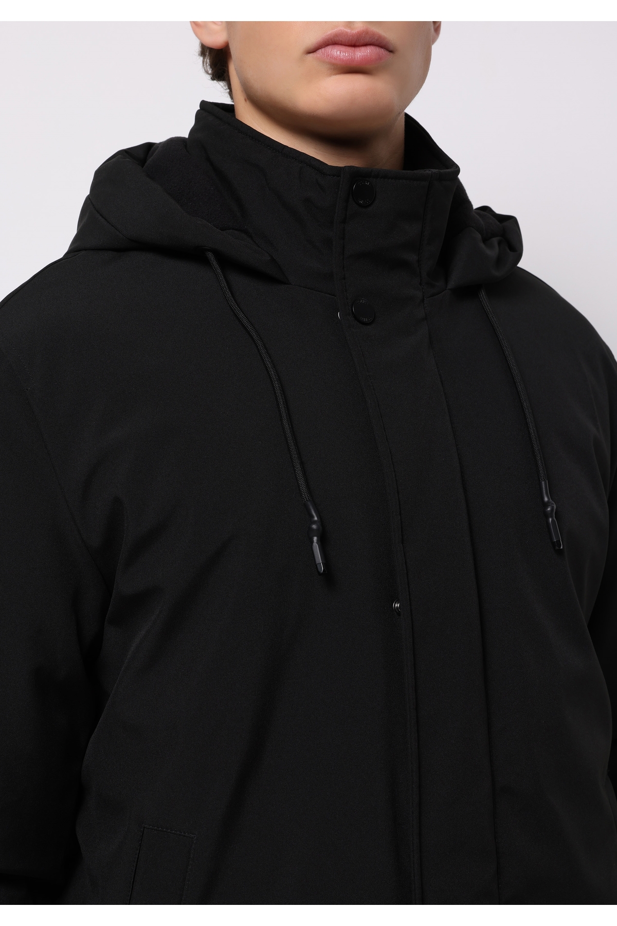 Colin’s  Regular Fit Erkek Siyah Kaban - Görsel 4