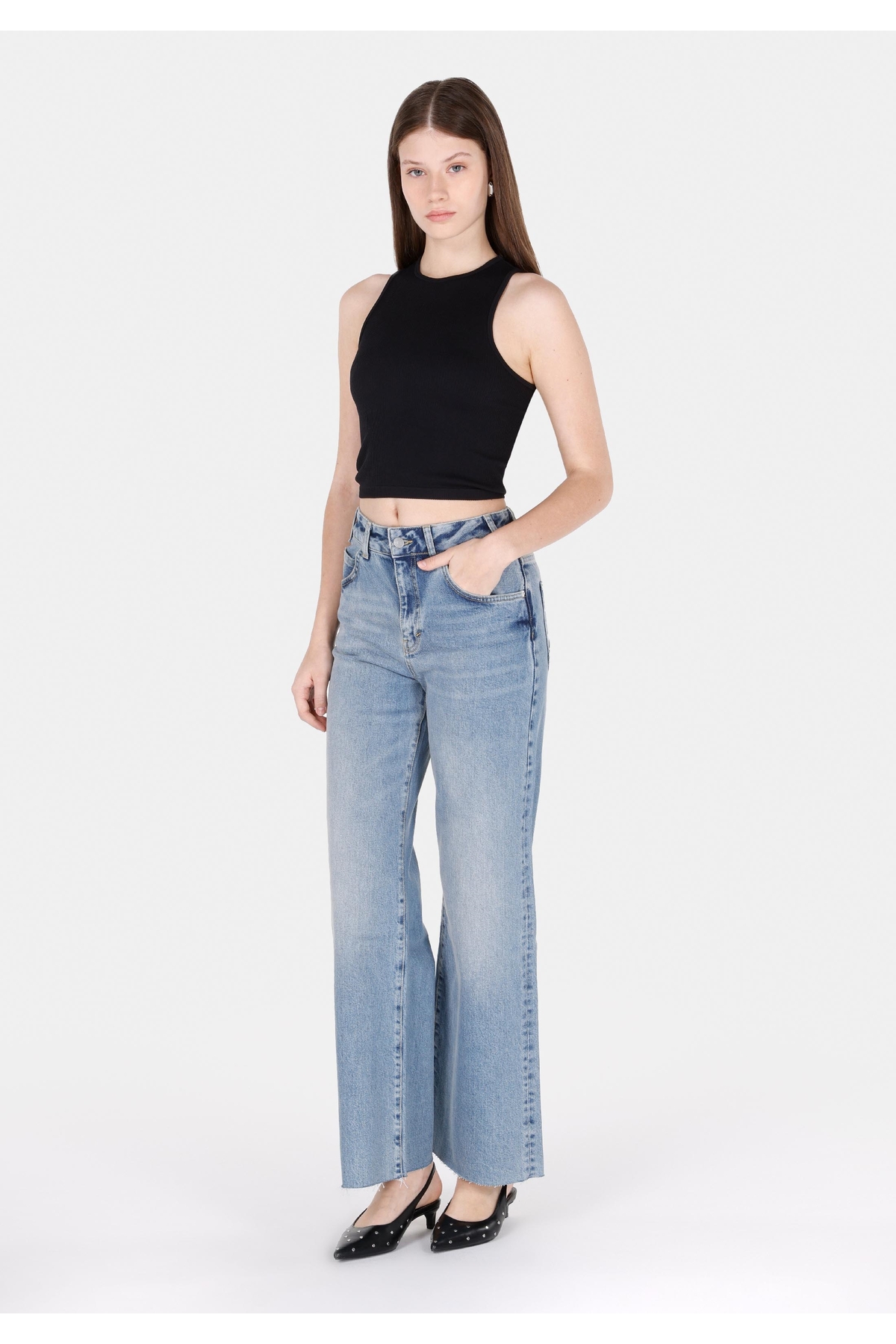 Regular Fit Kadın Denim Jean Pantolon