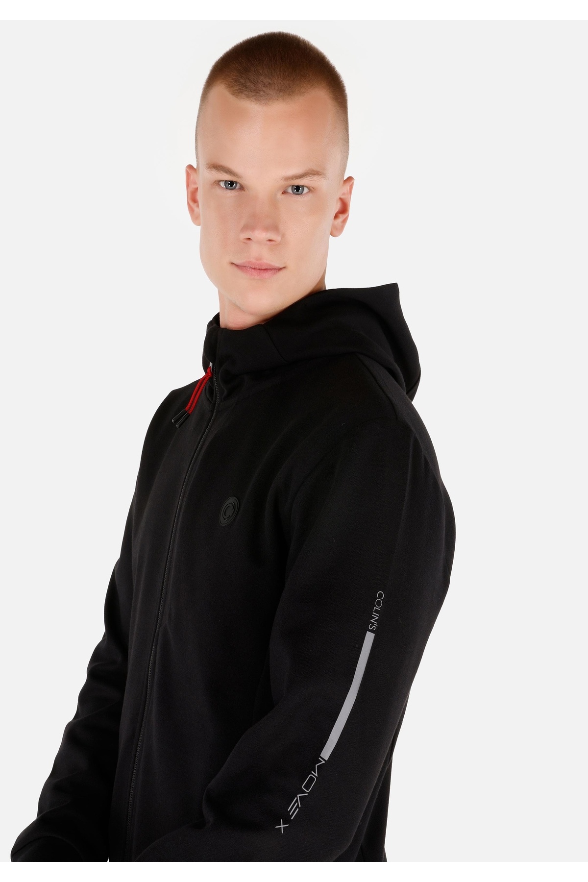 Colin's Regular Fit Erkek Siyah Fermuarlı Ceket görsel 8