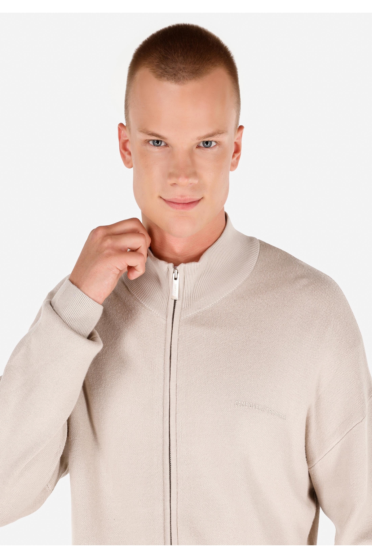 Colin's Regular Fit Erkek Bej Hırka görsel 4