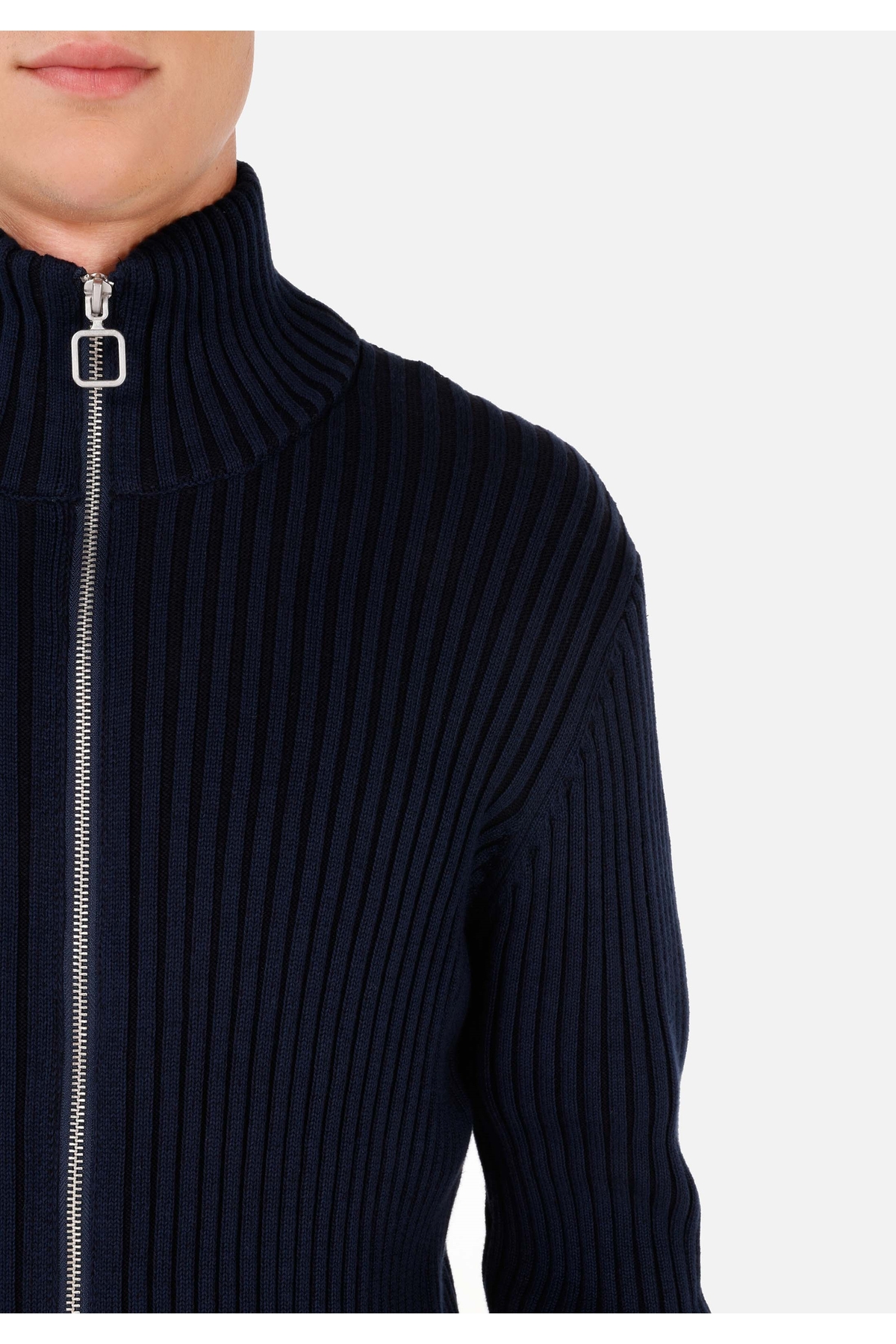 Colin's Slim Fit Erkek Lacivert Hırka görsel 5