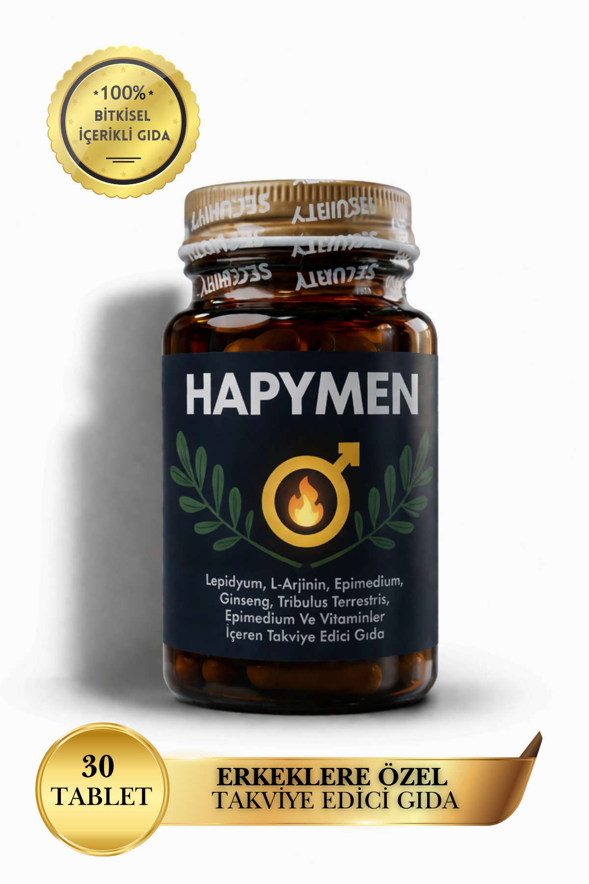 Hapymen Lepidyum, L-Arjinin, Epimedium, Ginseng, Tribulus terrestris ve Vitaminler Takviye Gıda - Fiyatı, Yorumları