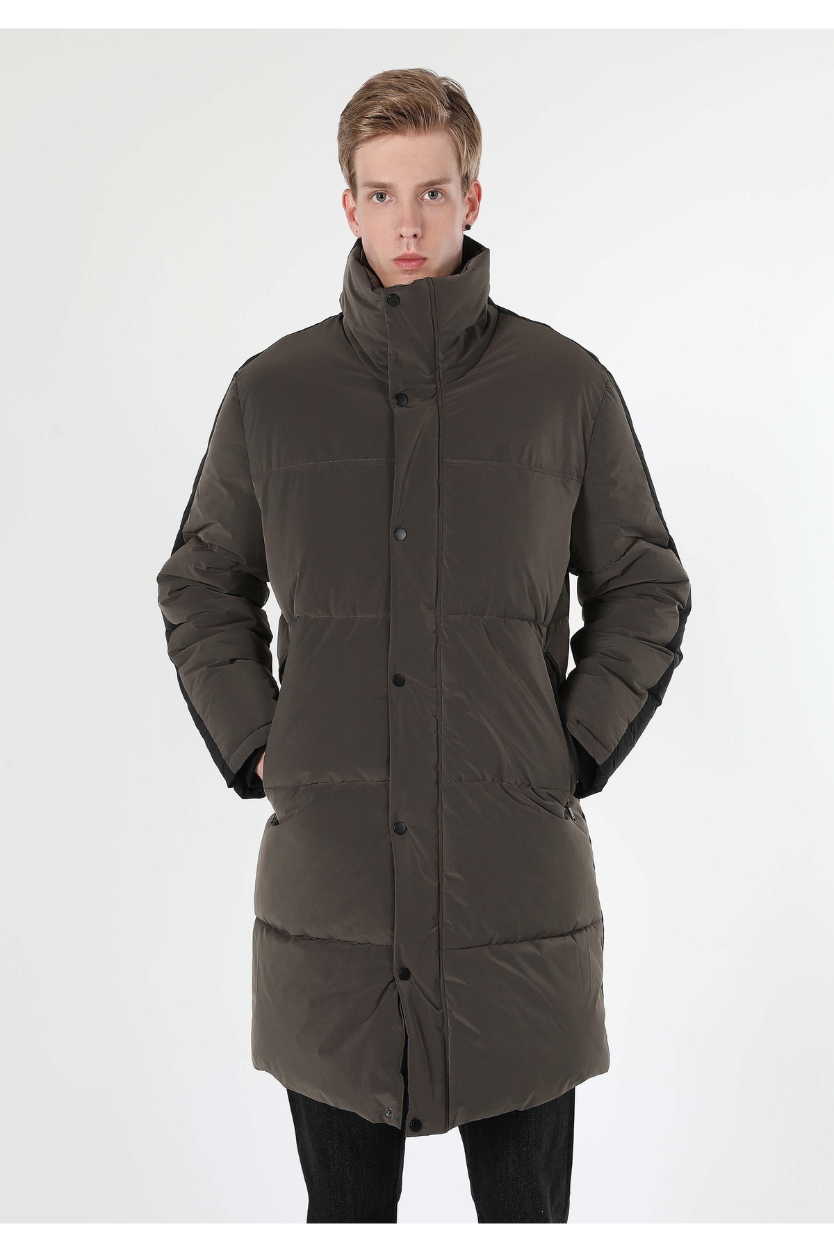 Colin's Regular Fit Erkek Yeşil Kaban görsel 4