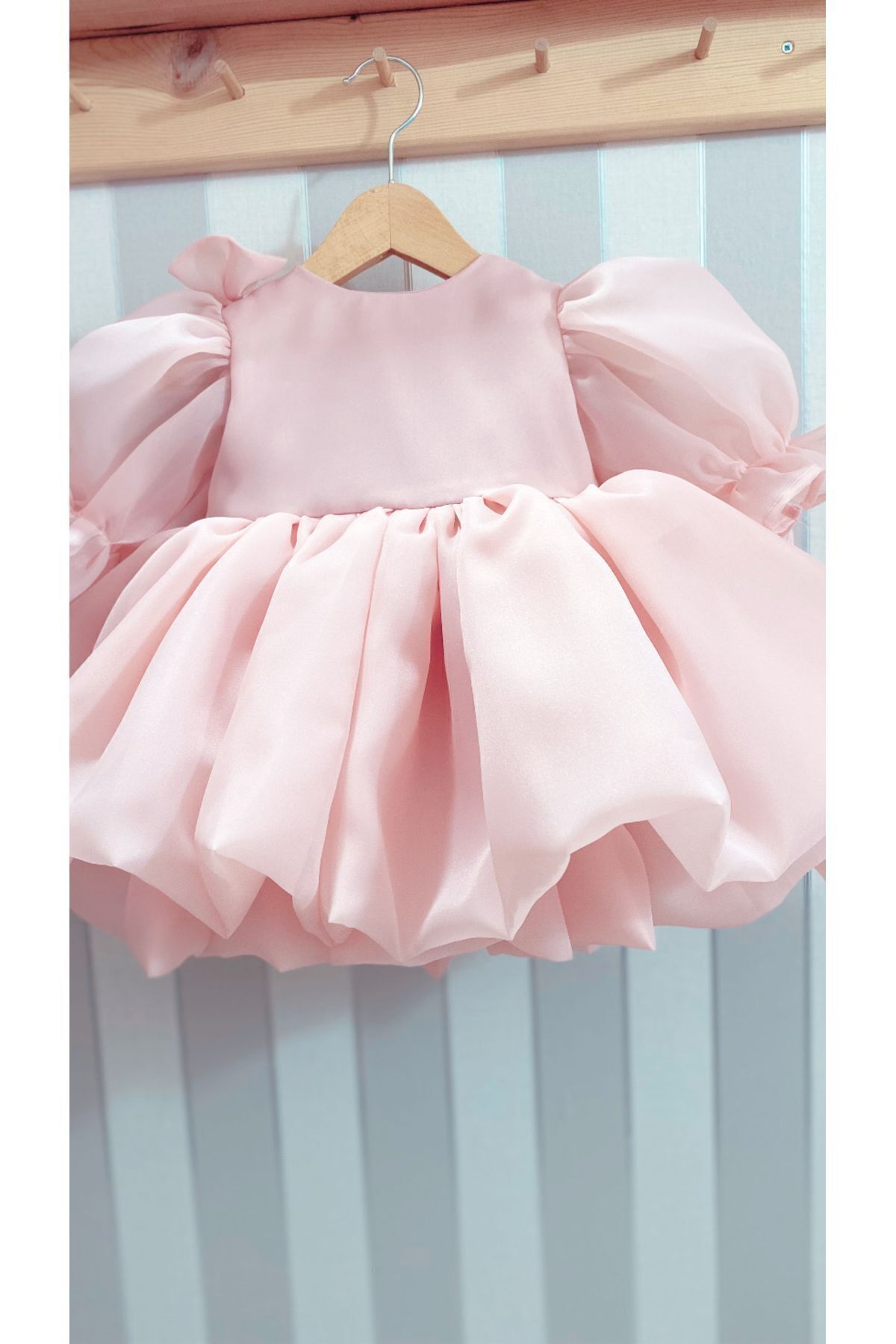 HOBİ Kız çocuk kabarık balon kollu abiye - Özel gün elbisesi fotoğrafı 4 (önizleme)