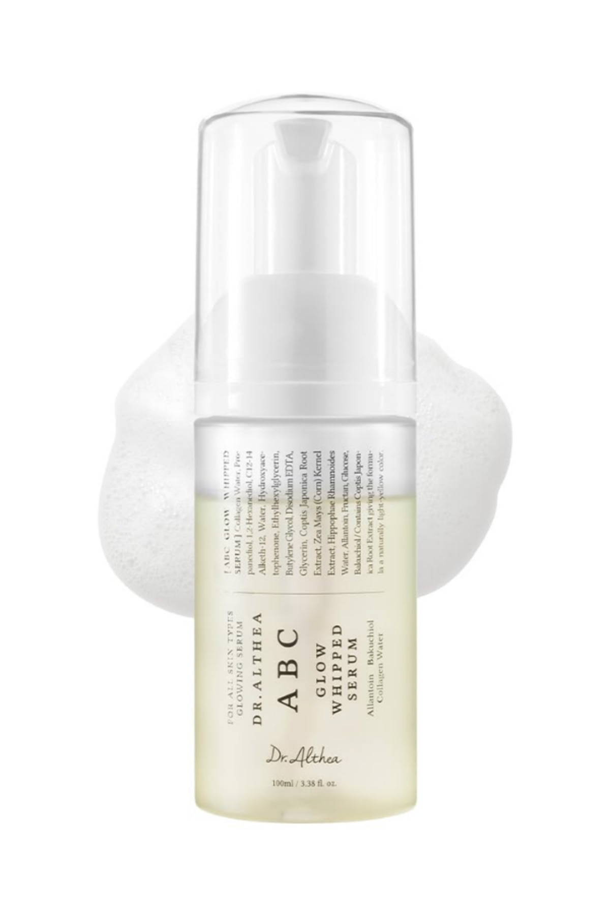 Dr. Althea ABC Glow Whipped Serum | Aydınlatıcı Bakuchiol Collagen Vitamin Tree Water 3in1 Serum 100 ml