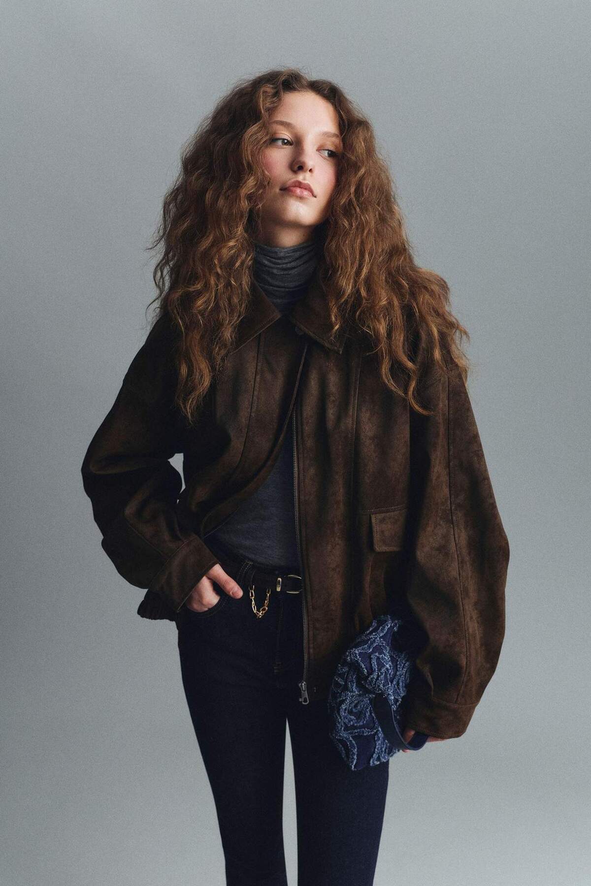 Defacto  Su Geçirmez Dad Fıt Suni Deri Mont G6497AX26SP - Görsel 5