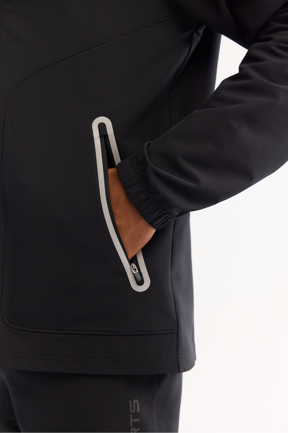 Avva  Erkek Siyah Kapüşonlu Fermuarlı Bi-Stretch Regular Fit Sweatshirt A52Y1332 - Görsel 6